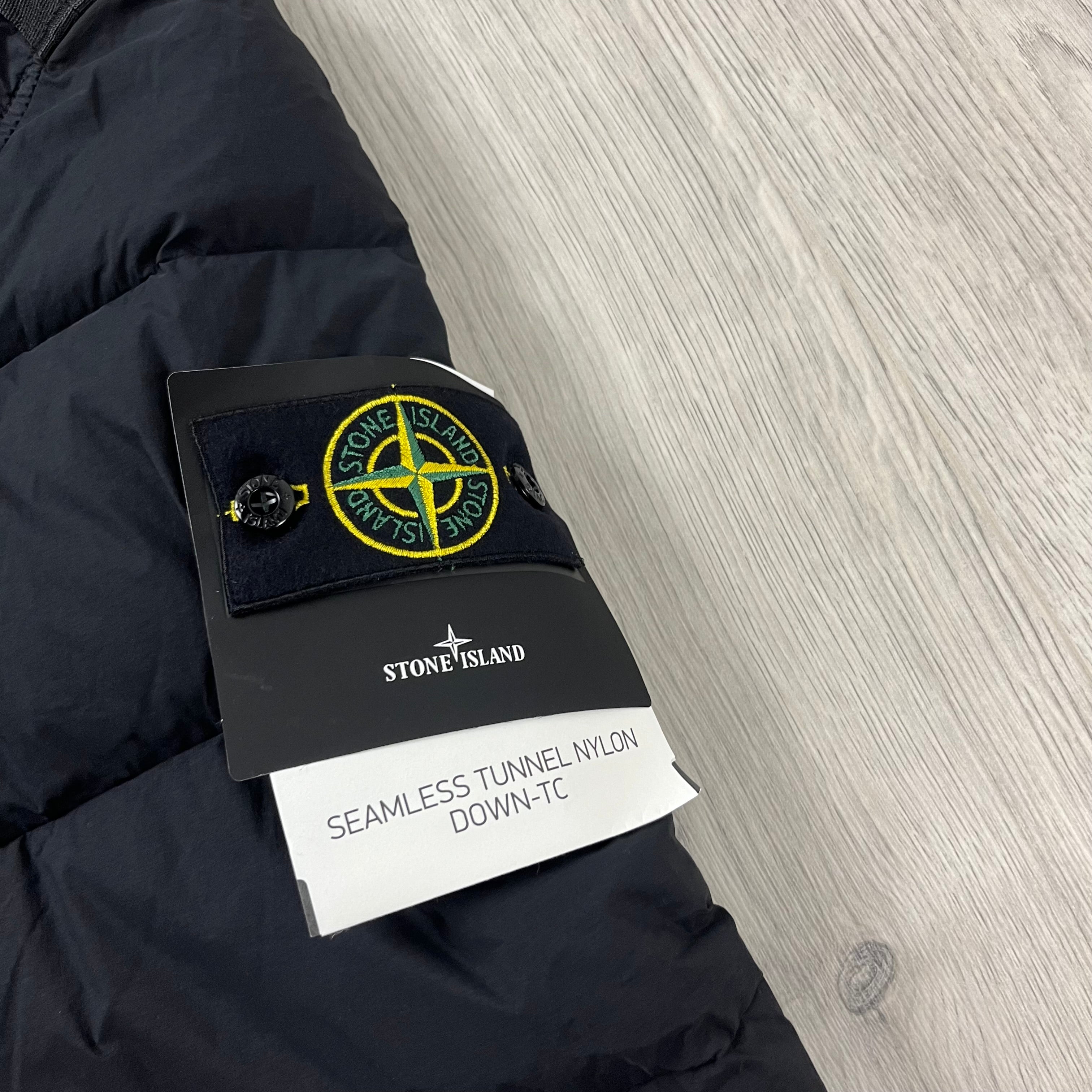 Stone Island Nylon Down Jacket - Black