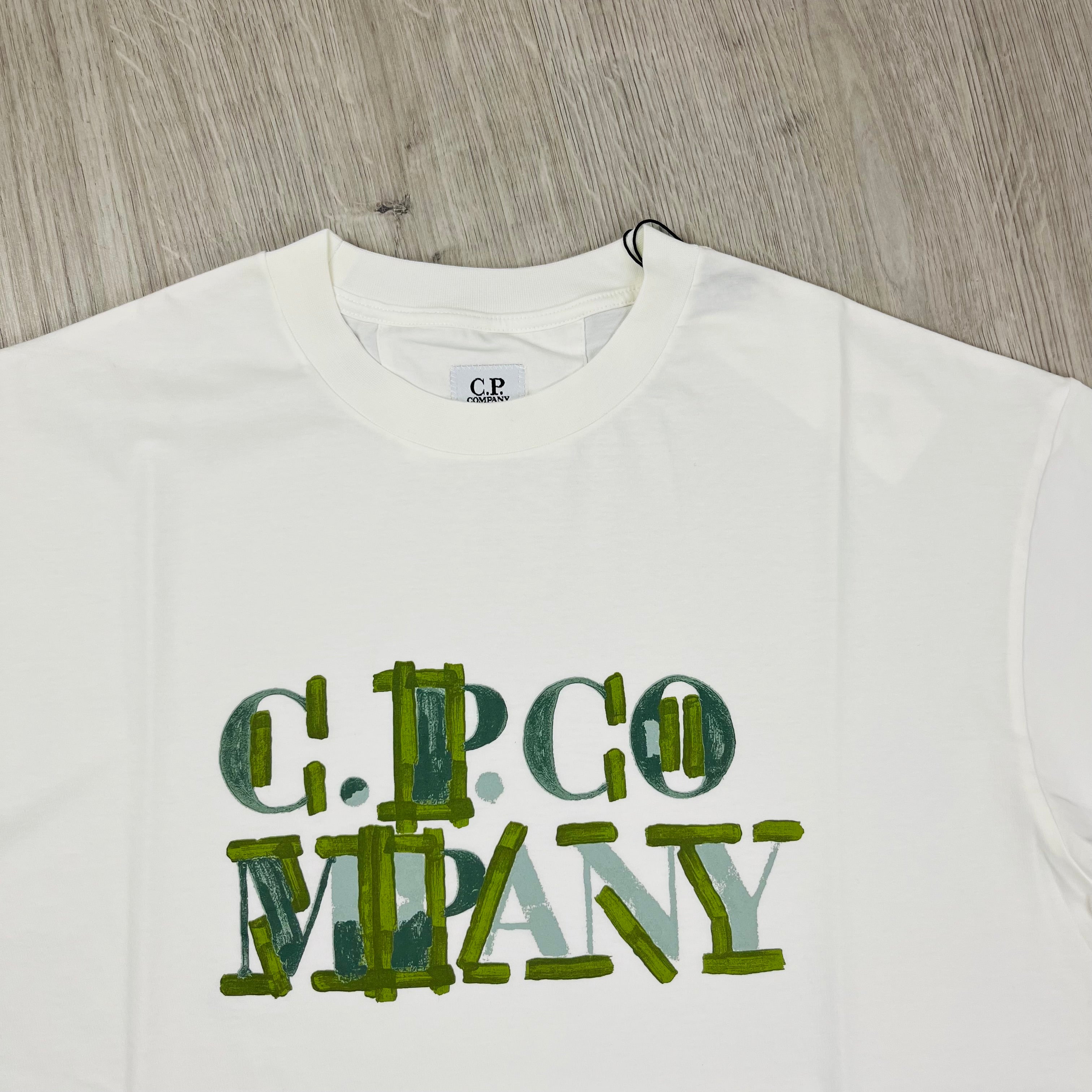 CP Company Blurred T-Shirt - White