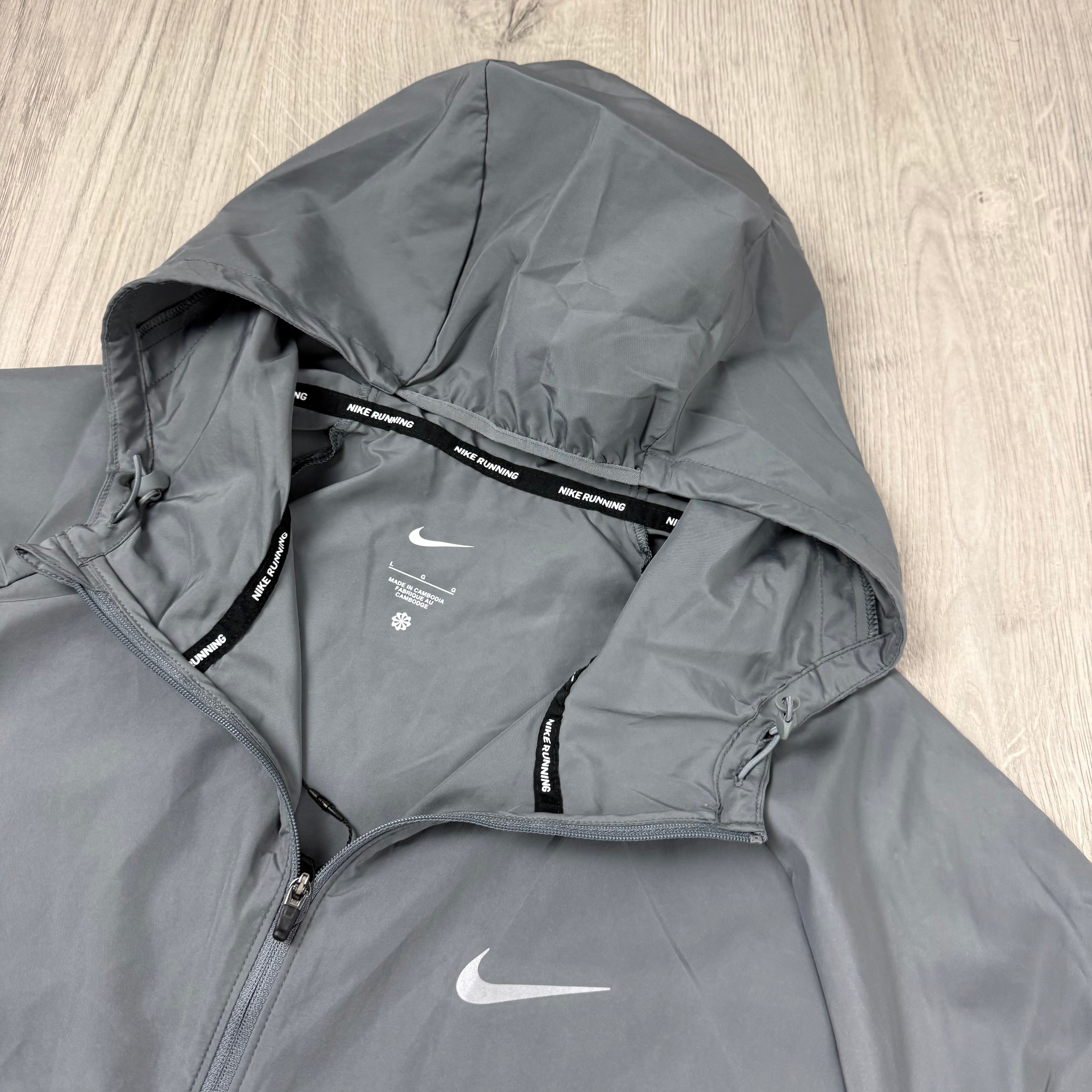 Nike Miler Repel Windbeaker - Smoke Grey