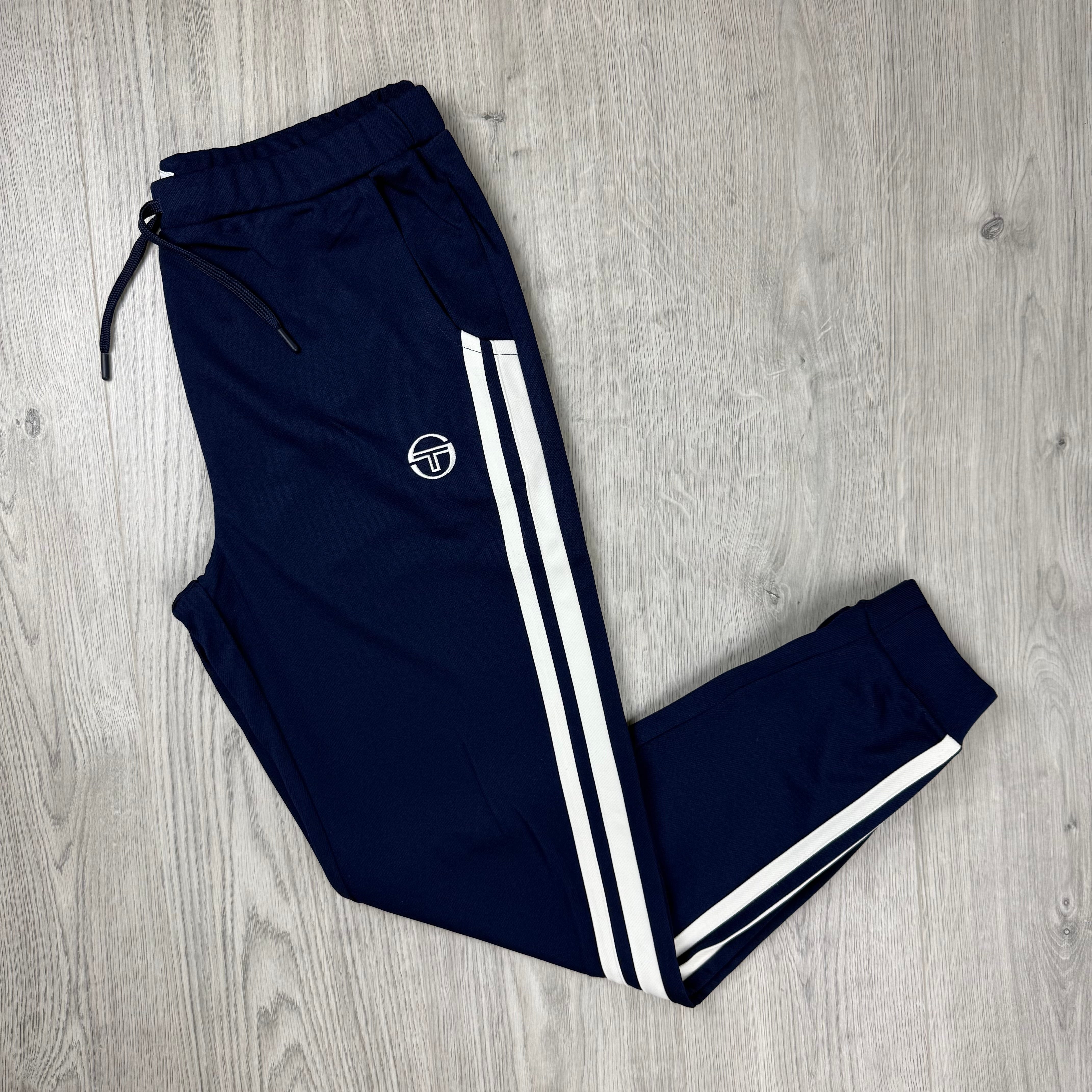 Sergio Tacchini 'New Damarindo' Track Pants - Maritime Blue / Cream