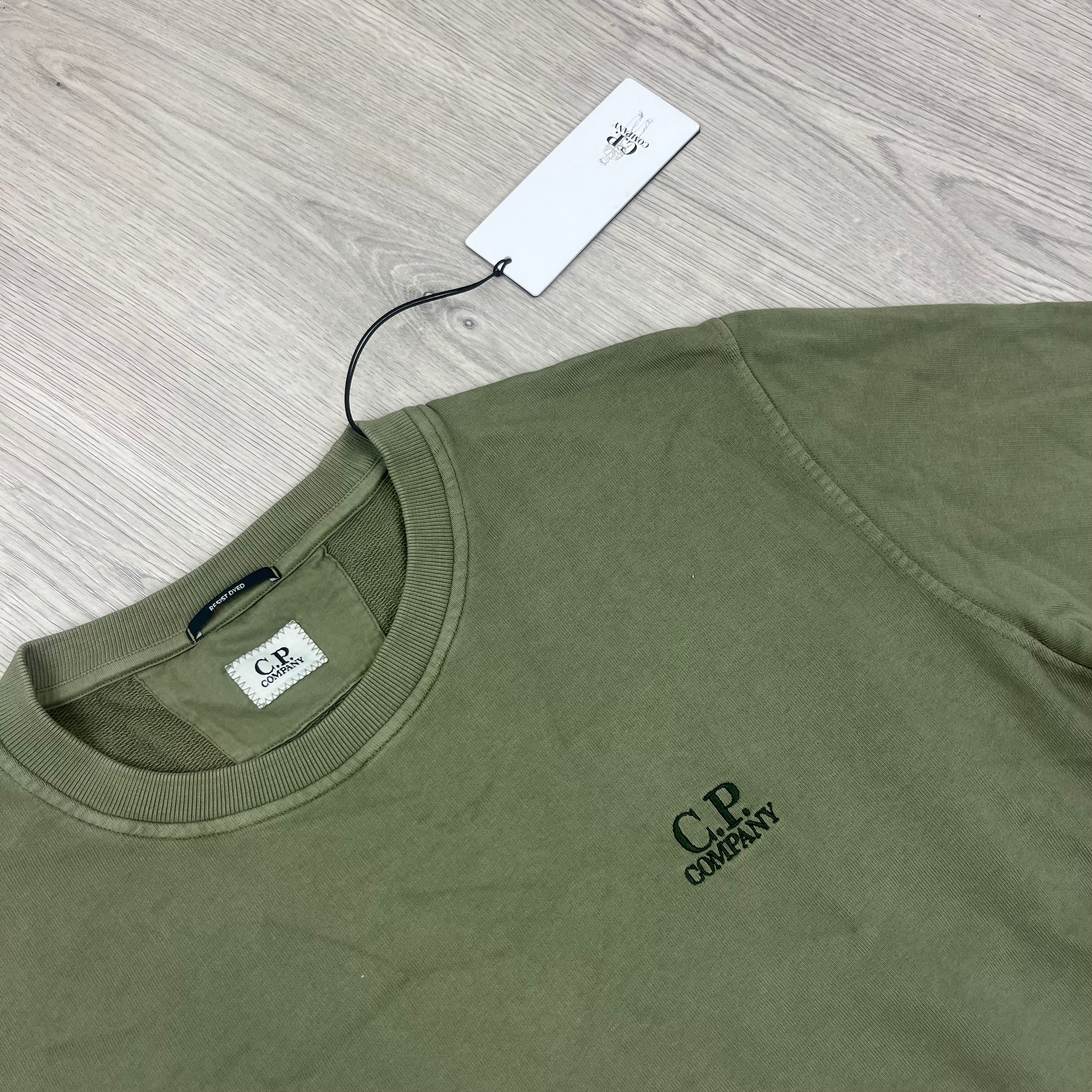 CP Company Dyed Sweatshirt - Ivy Green