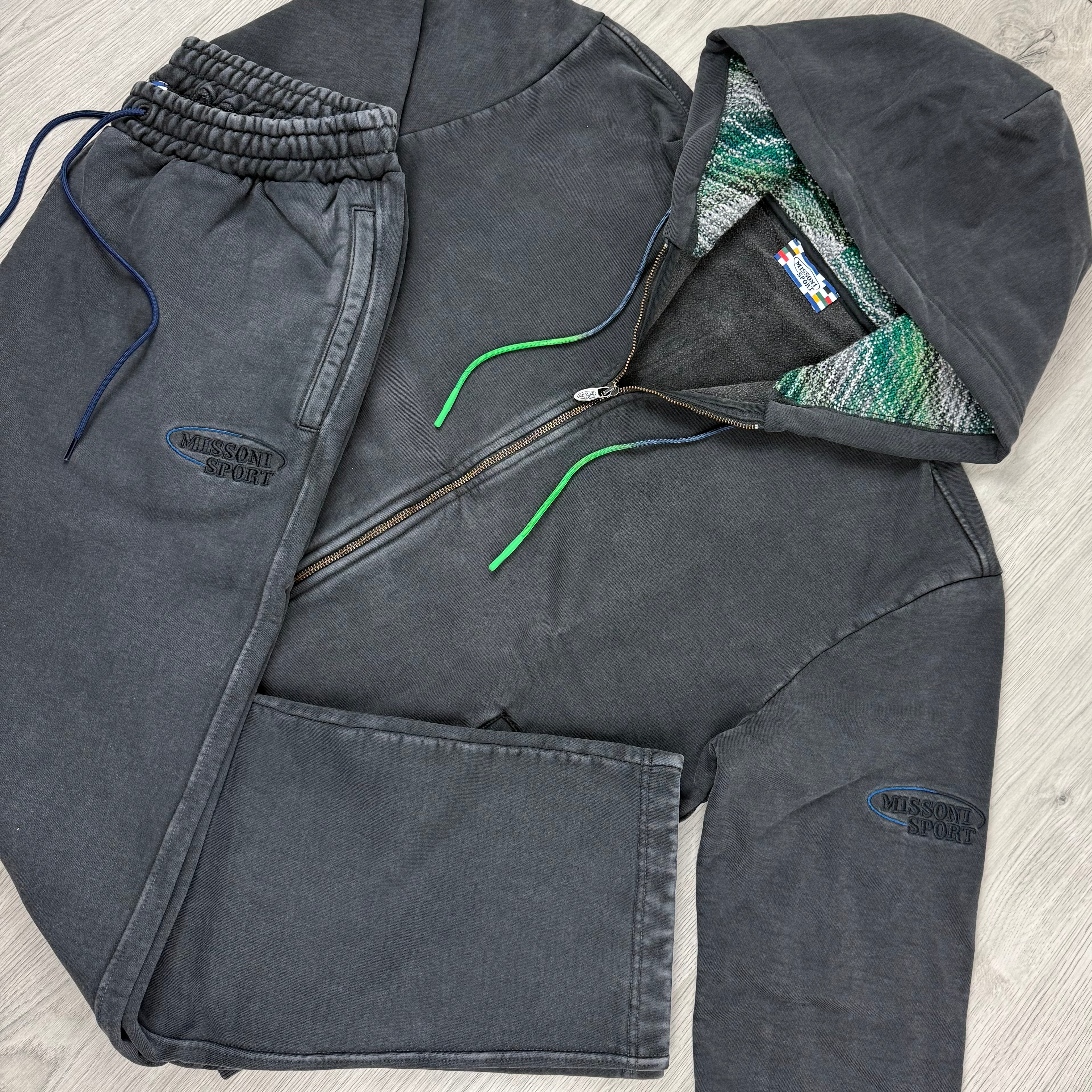 Missoni | Men's Knit Tracksuit | Black | Outlet Sale