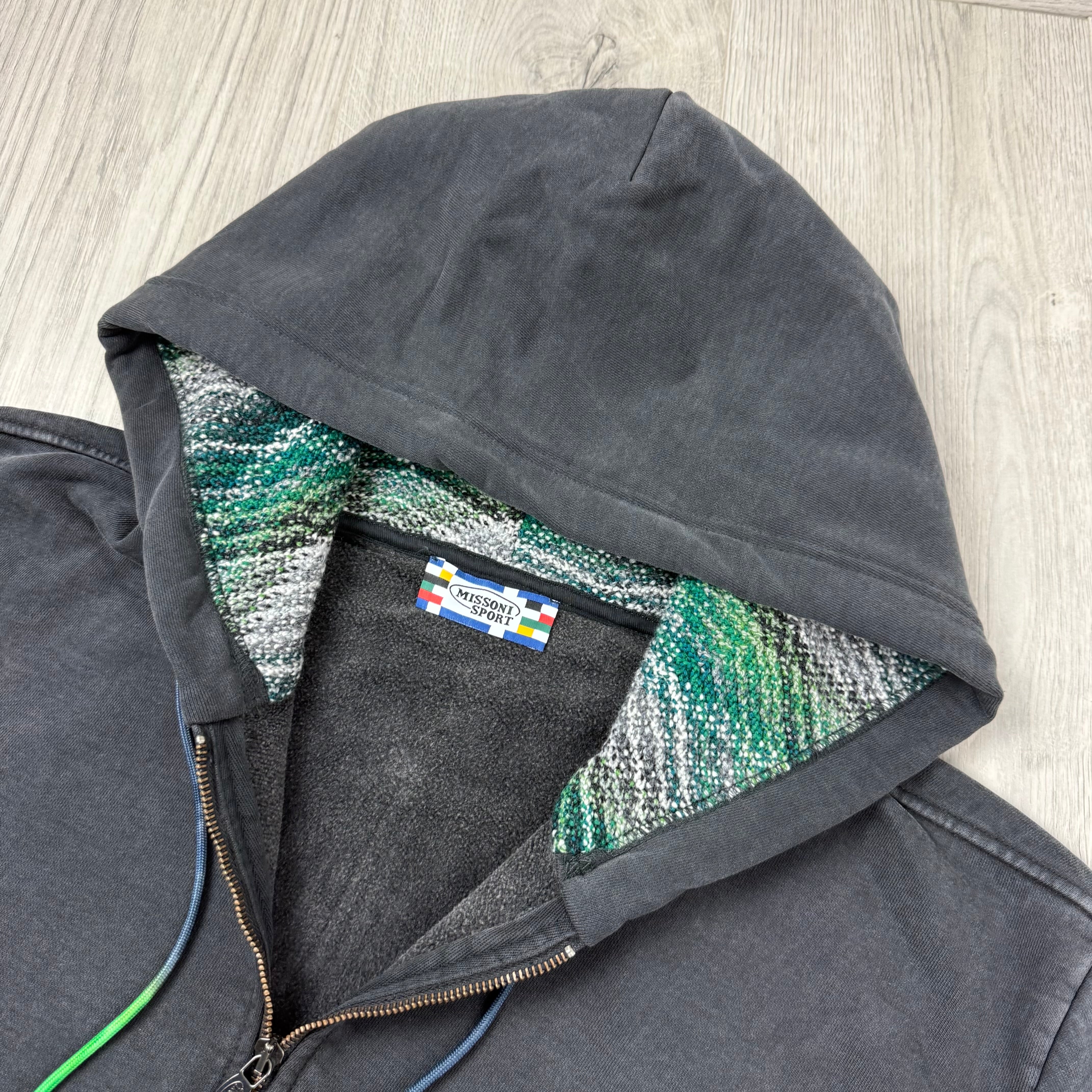 Missoni | Men's Sport Knit Hoodie | Black | Outlet Sale