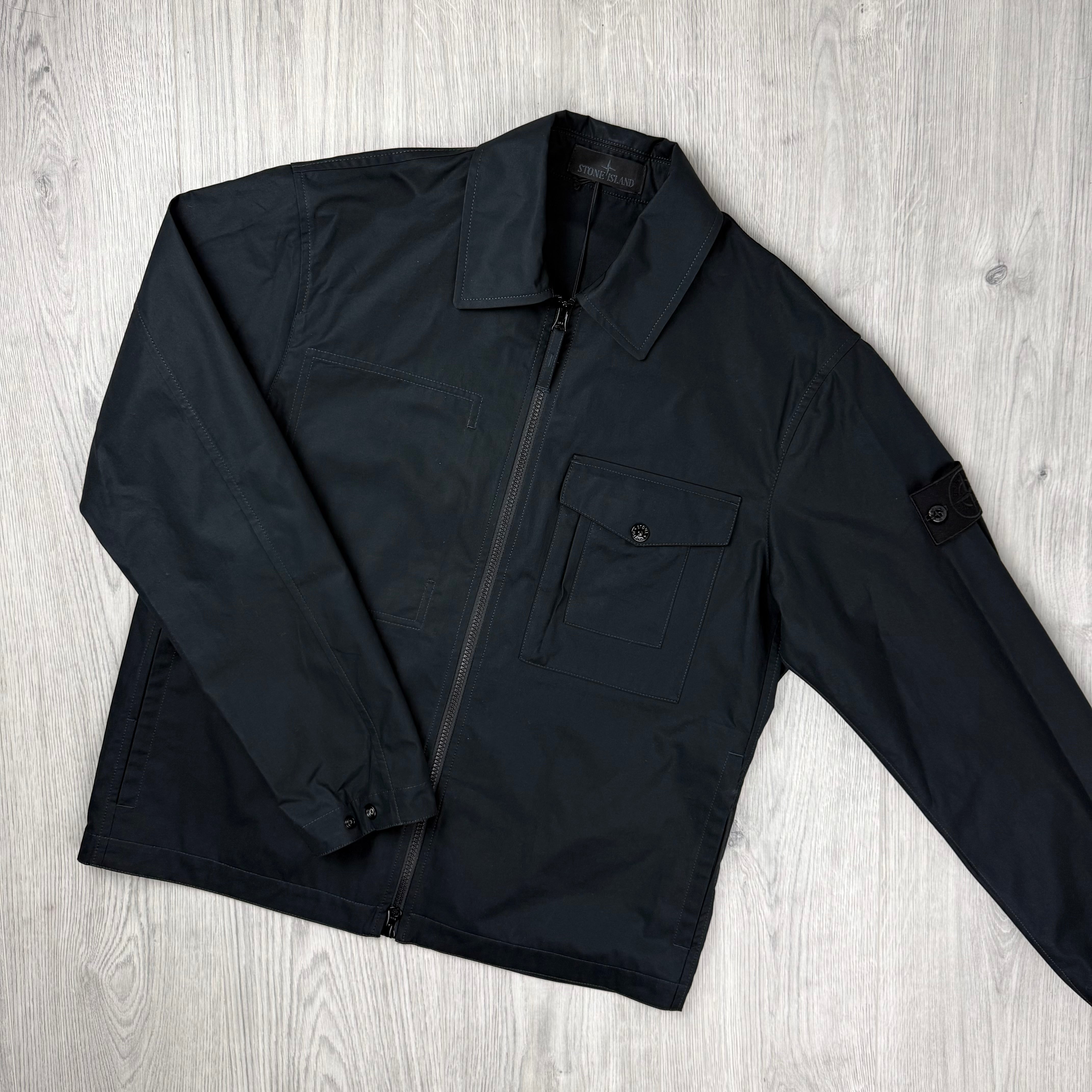 Stone Island Ghost Overshirt - Black