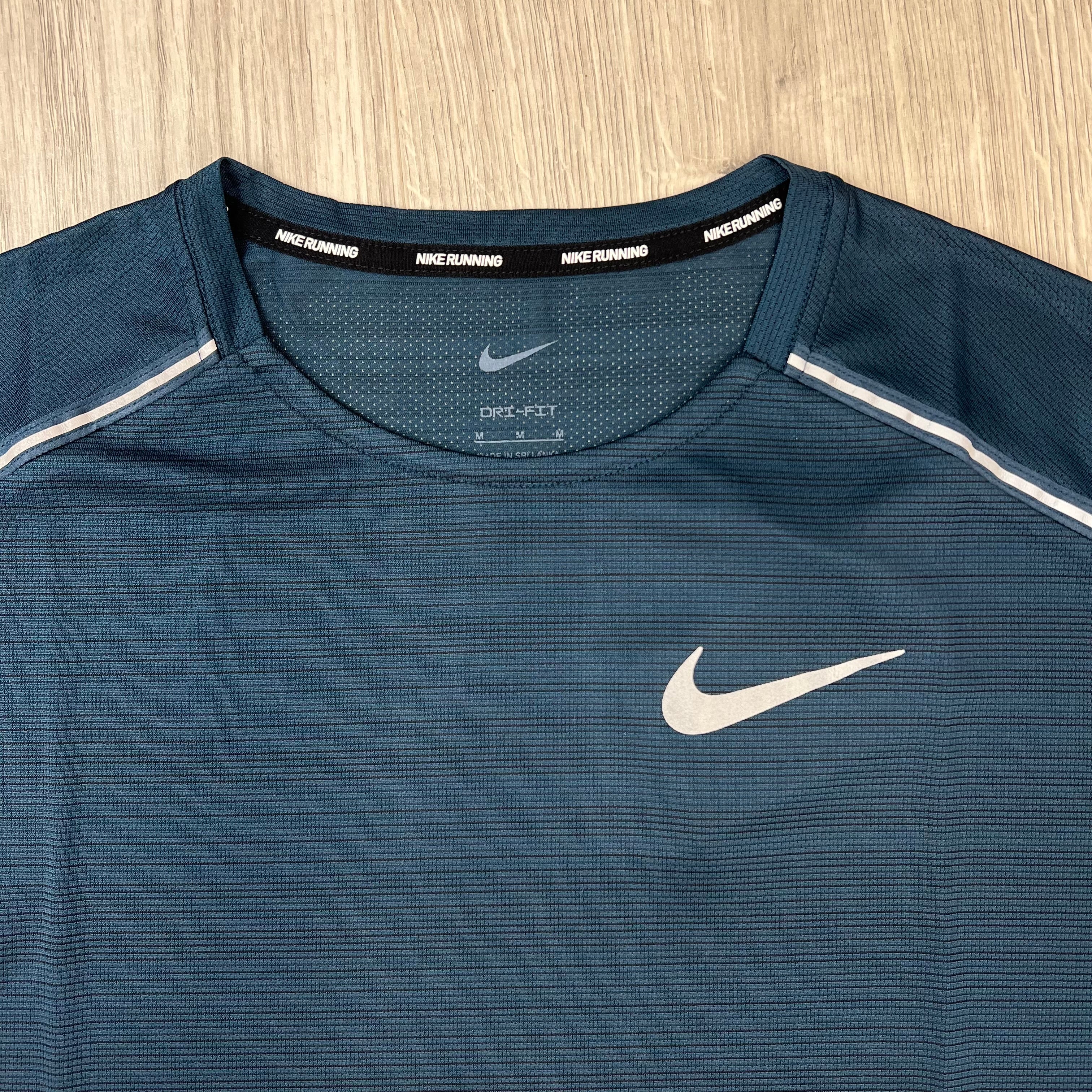 Nike 'Miler' T-Shirt - Navy