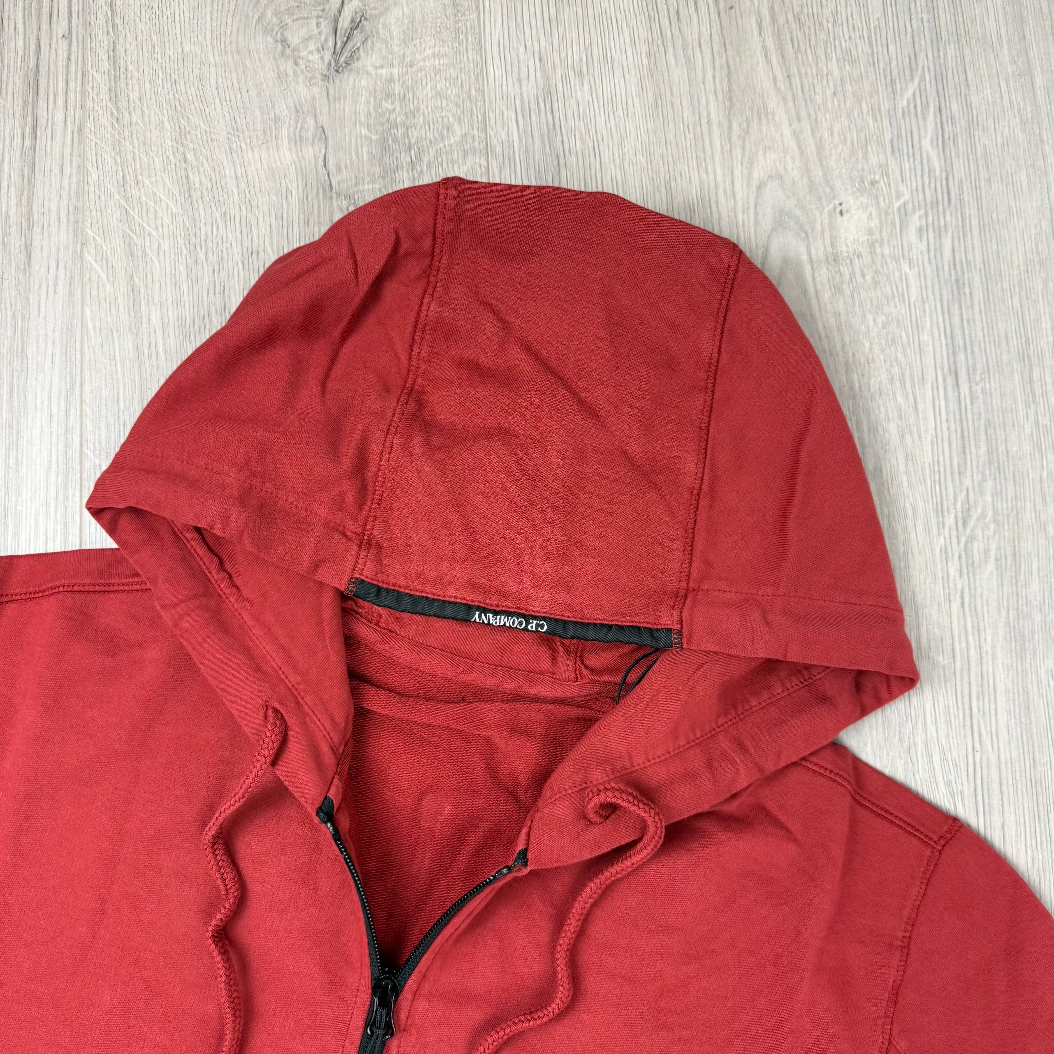 CP Company Zip Hoodie - Ketchup
