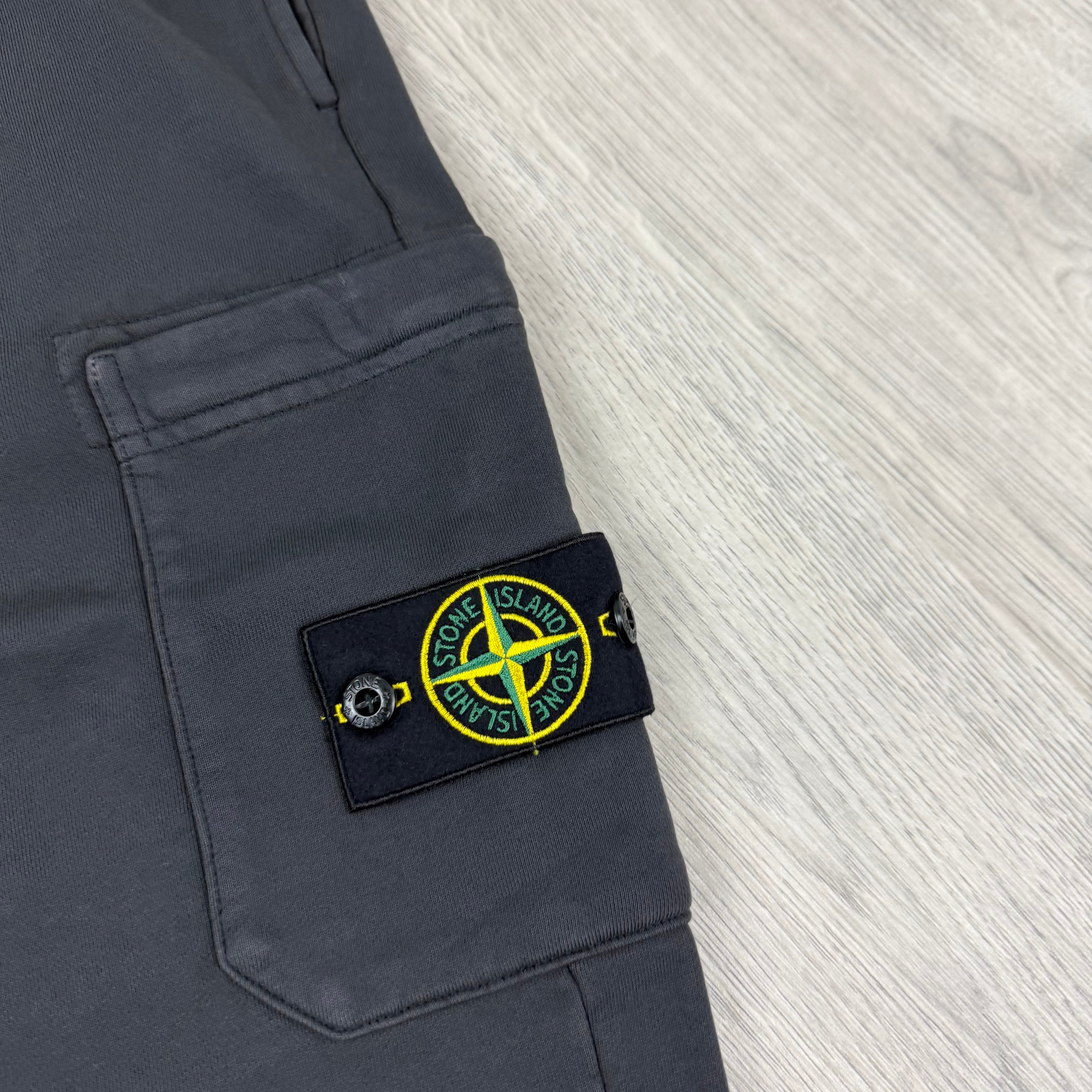 Stone Island Dyed Sweatpants - Charcoal