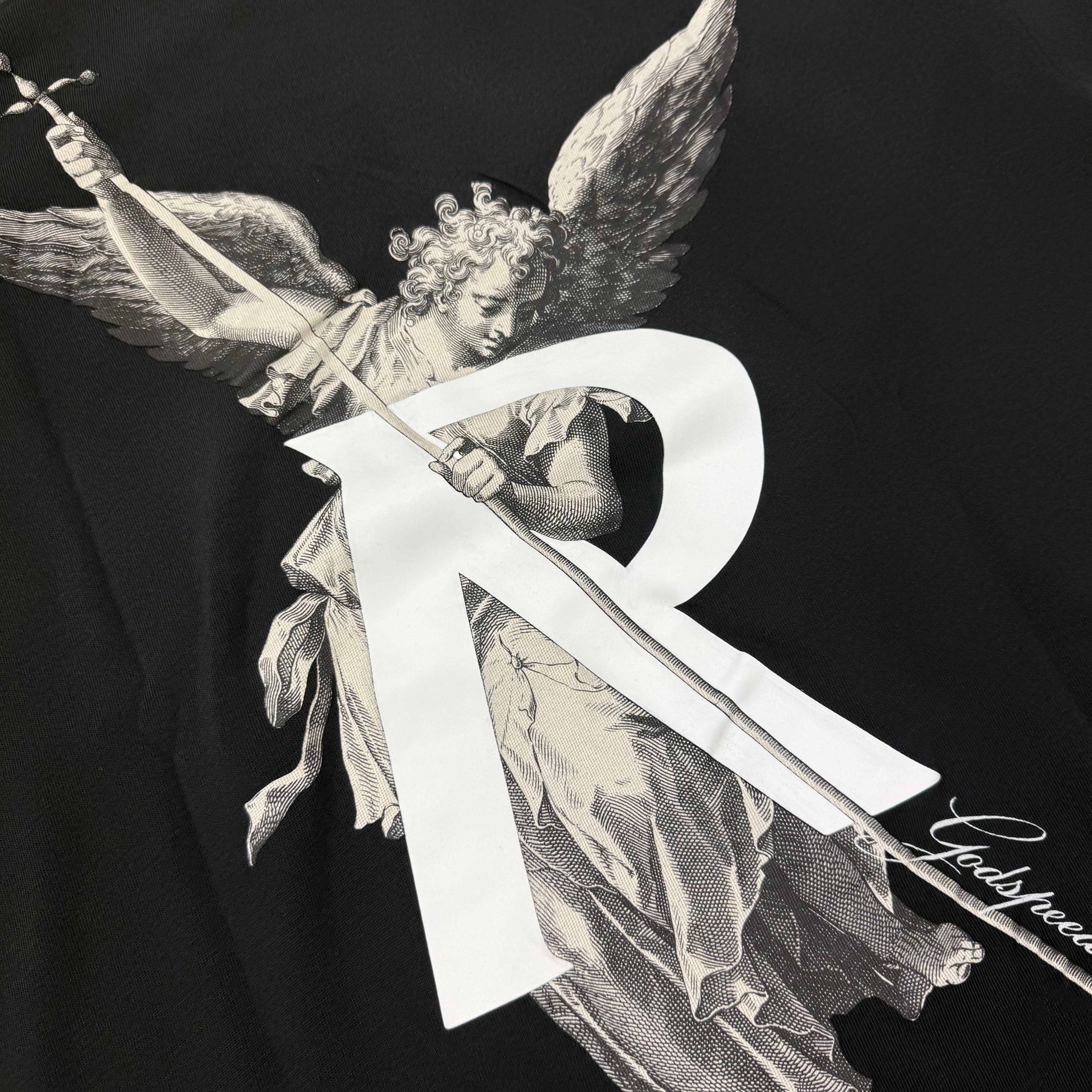 Represent 'Archangel' T-Shirt -  Stained Black