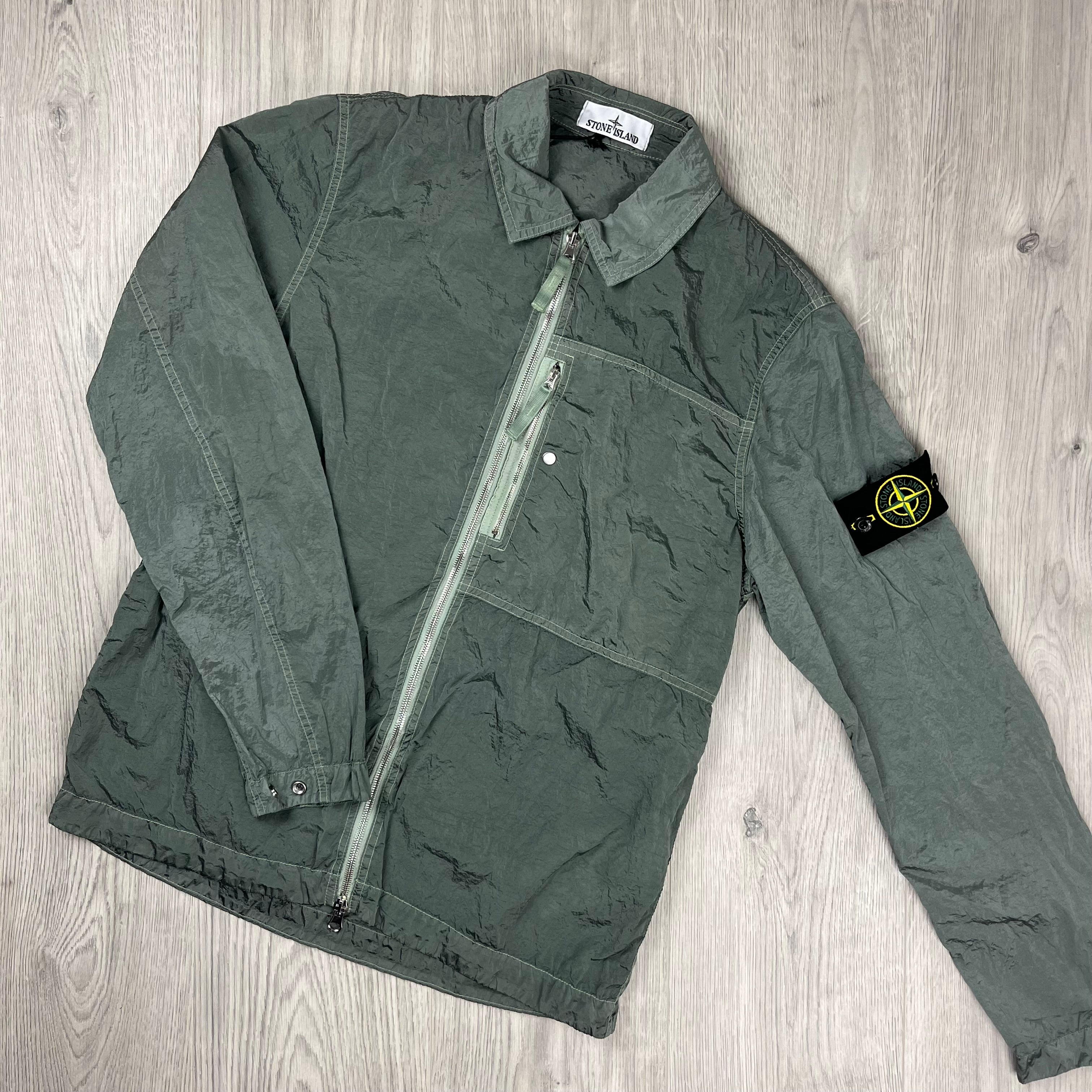 Stone Island Metal Overshirt - Military
