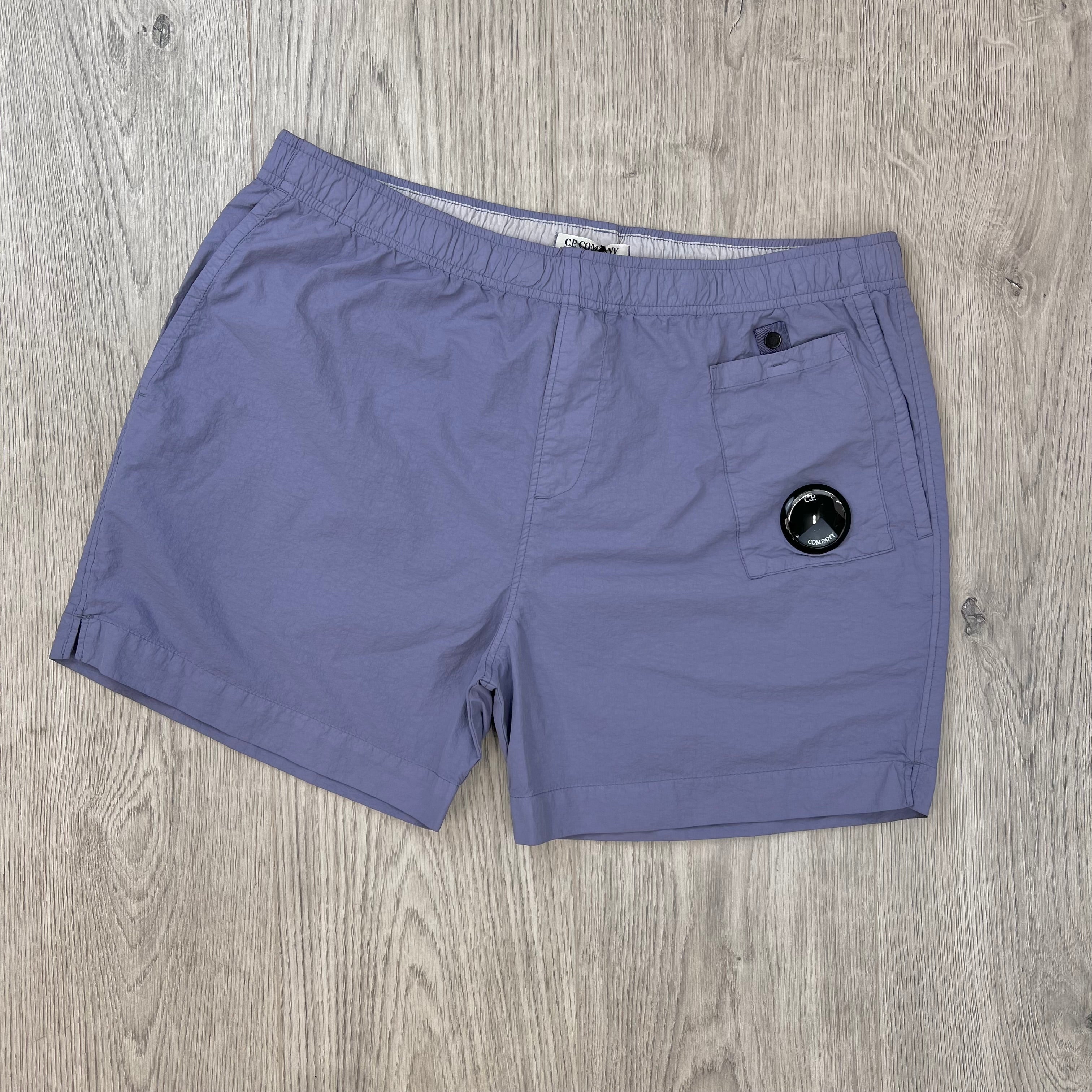 CP Company Lens Swim Shorts - Lavender Violet