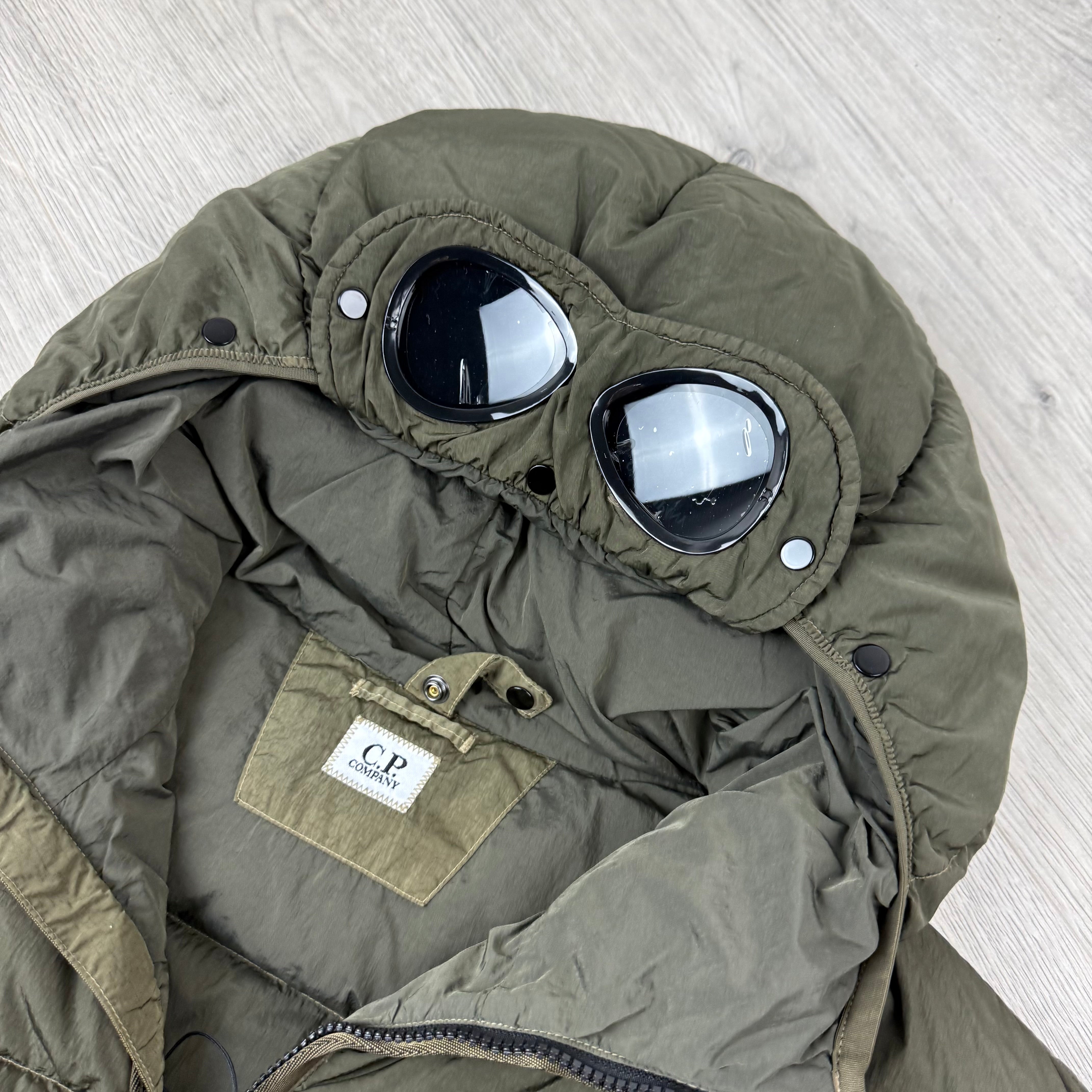 CP Company Chrome Goggle Down Jacket - Ivy Green
