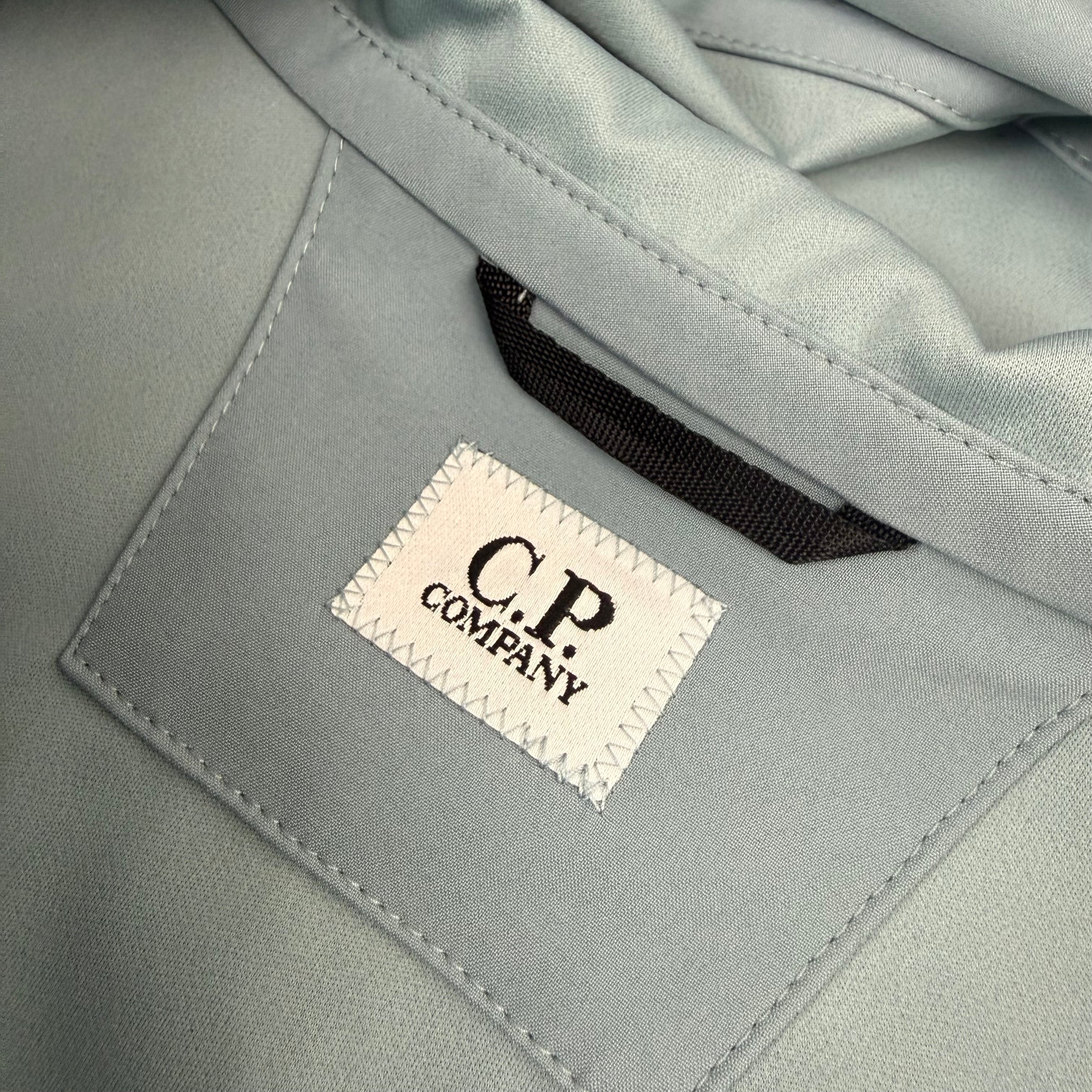 CP Company Shell Goggle Jacket - Silver Blue