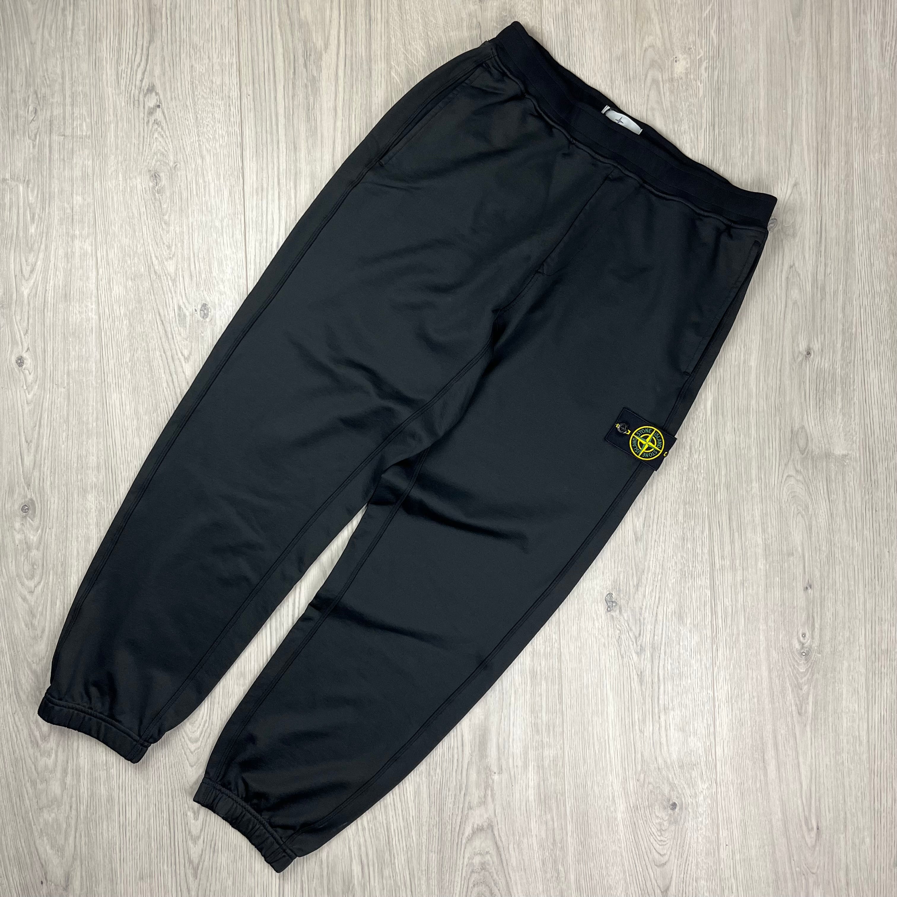 Stone island sweatpants black online