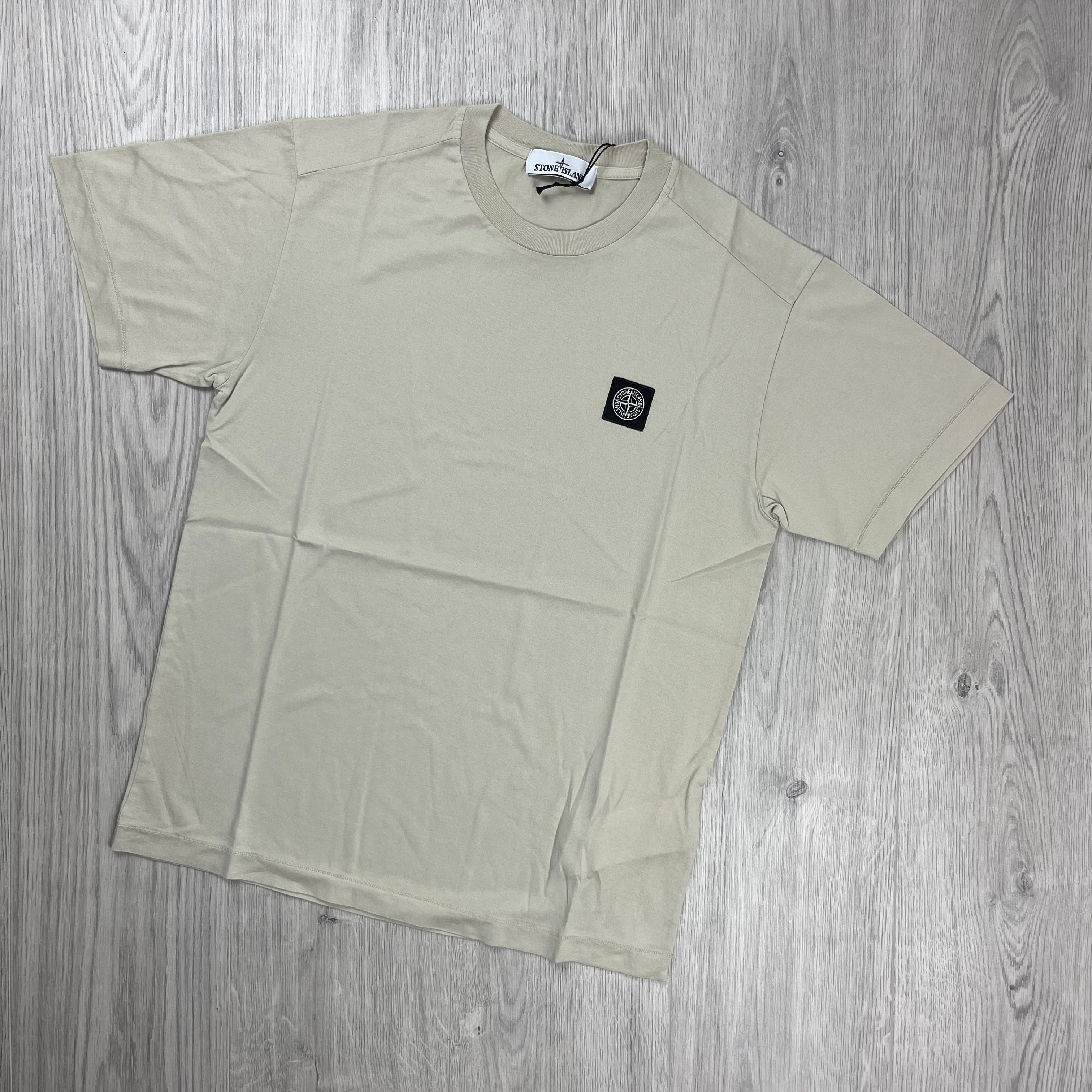 Stone Island Patch T-Shirt - Plaster