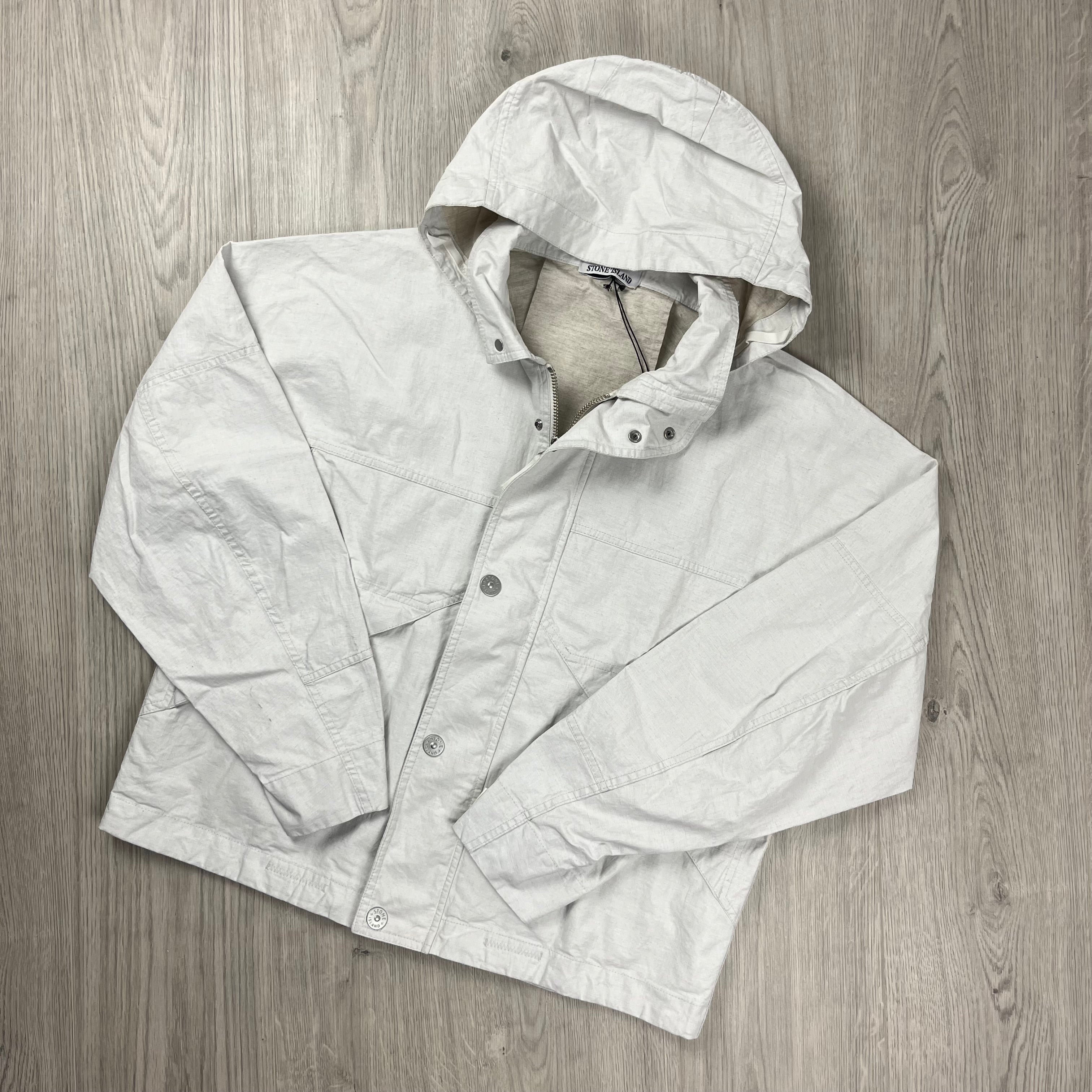 Stone Island Marina Linen Jacket - White