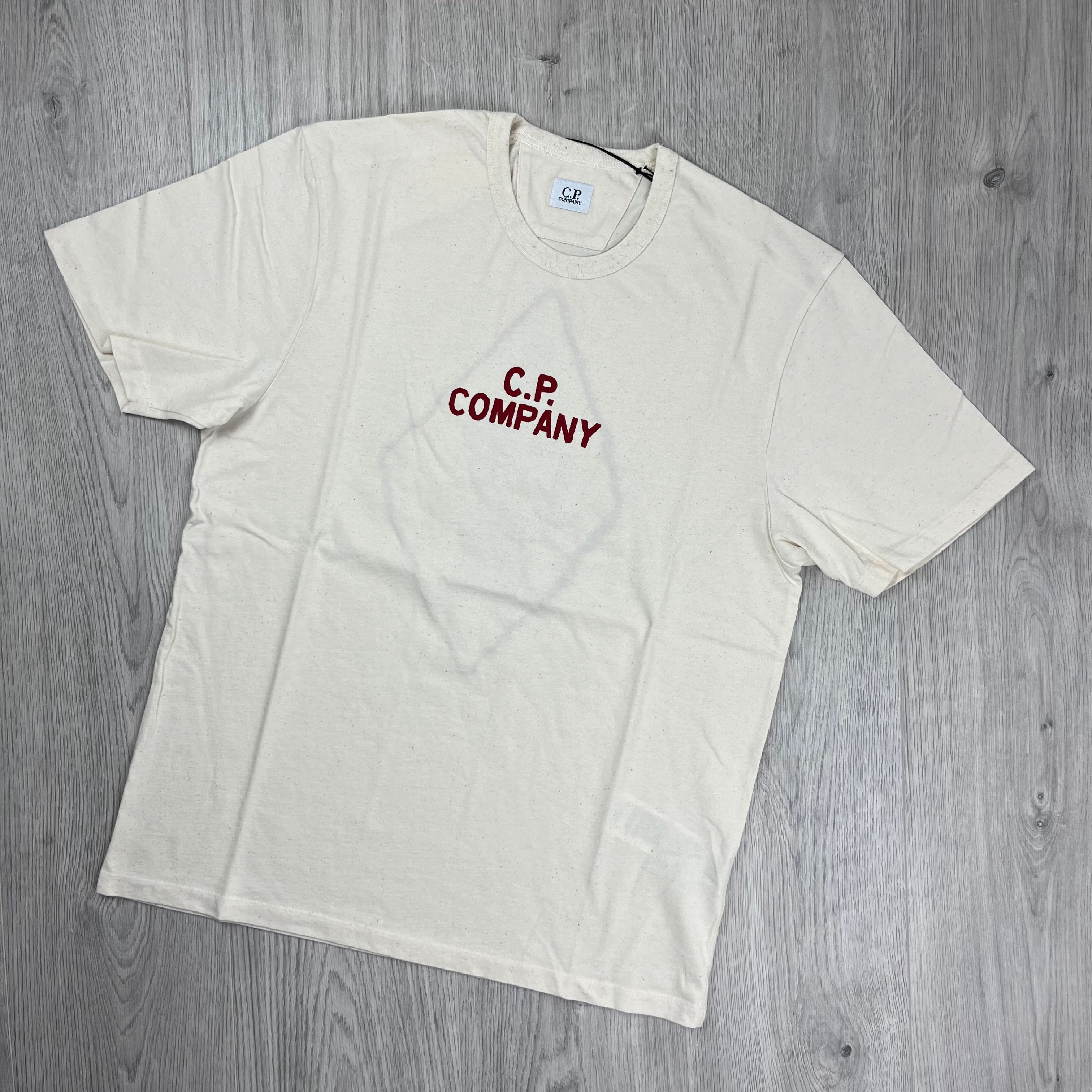 CP Company Jersey T-Shirt - Pistachio Shell