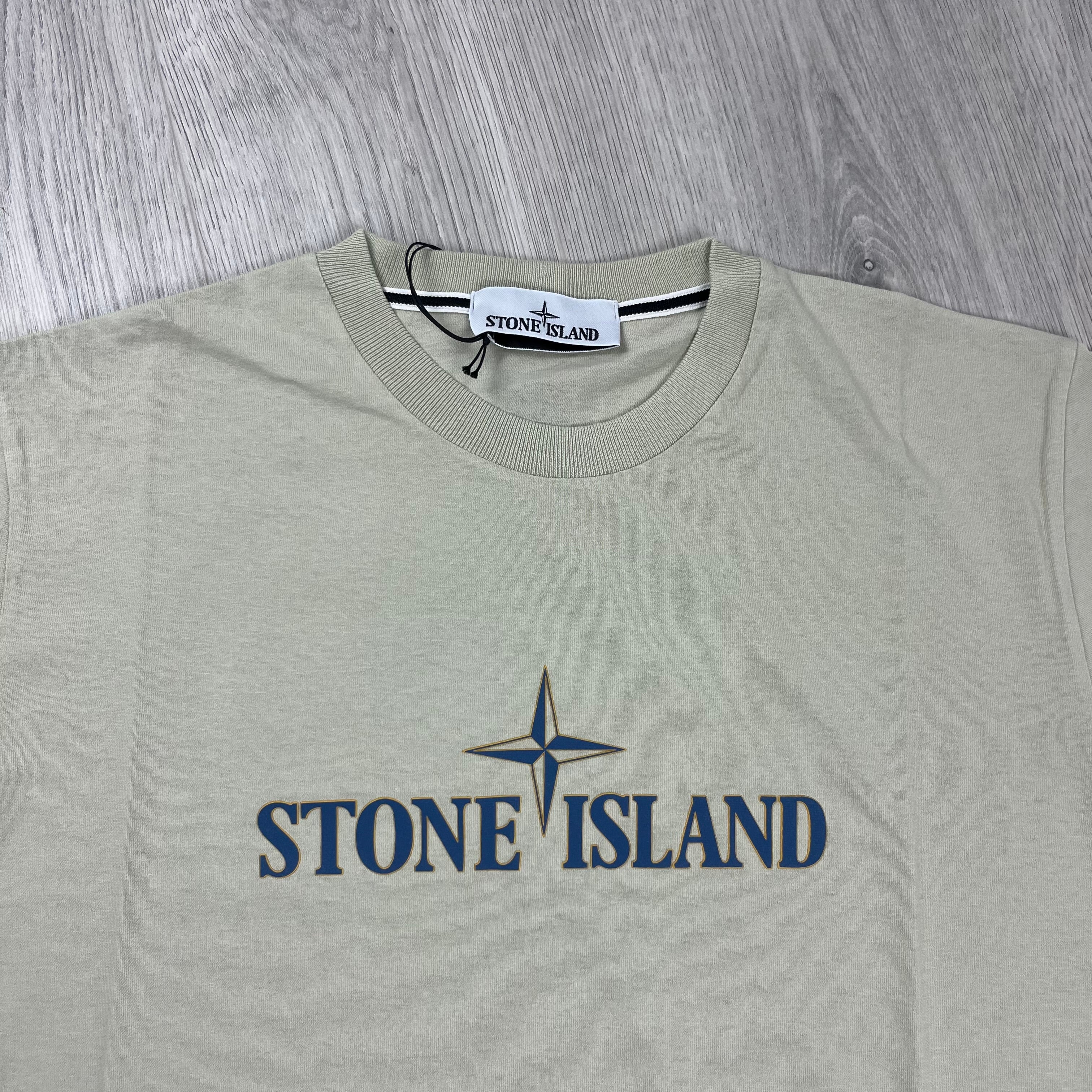 Stone Island Printed T-Shirt - Plaster