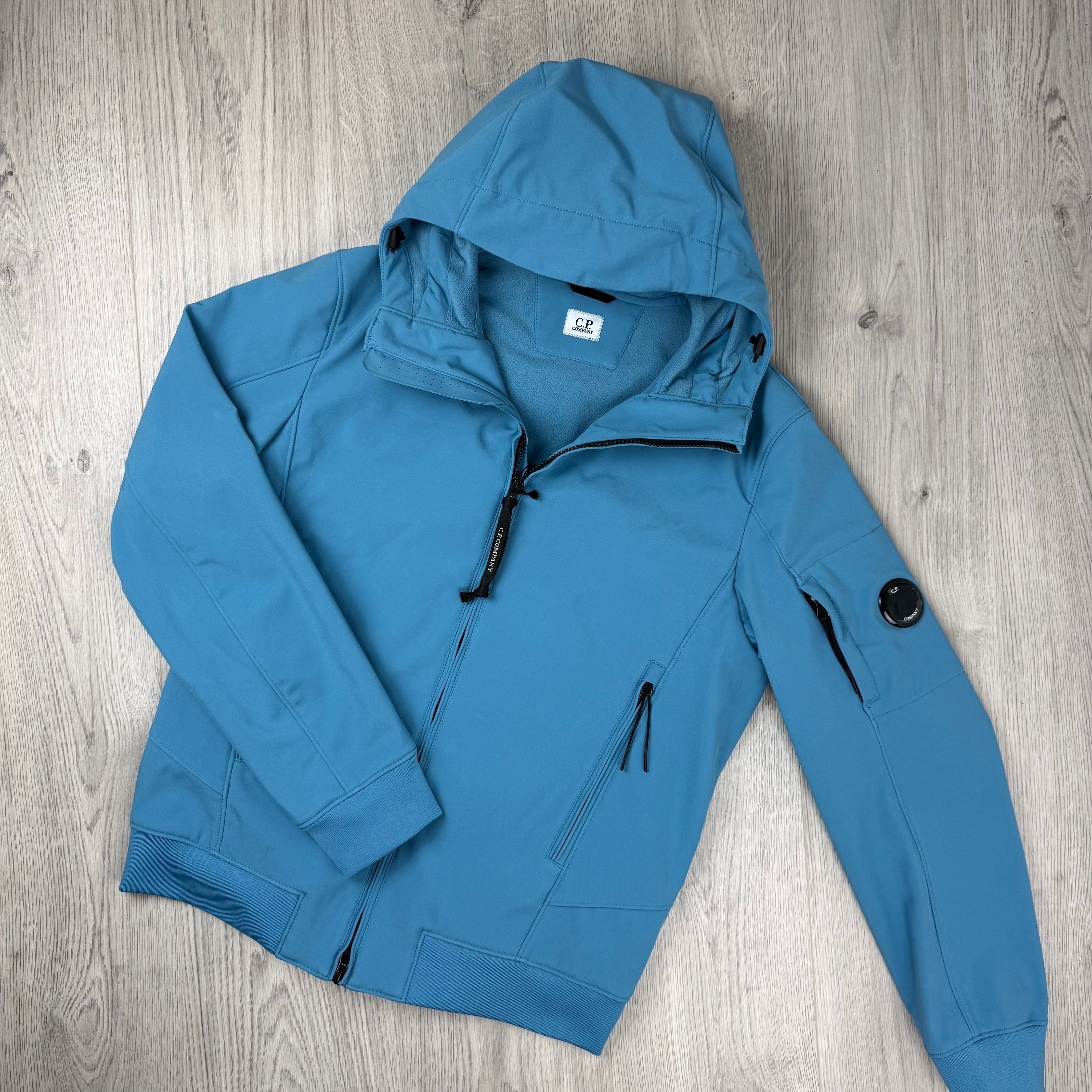CP Company | Men's Shell-R Jacket | Aegean Blue | Outlet Sale