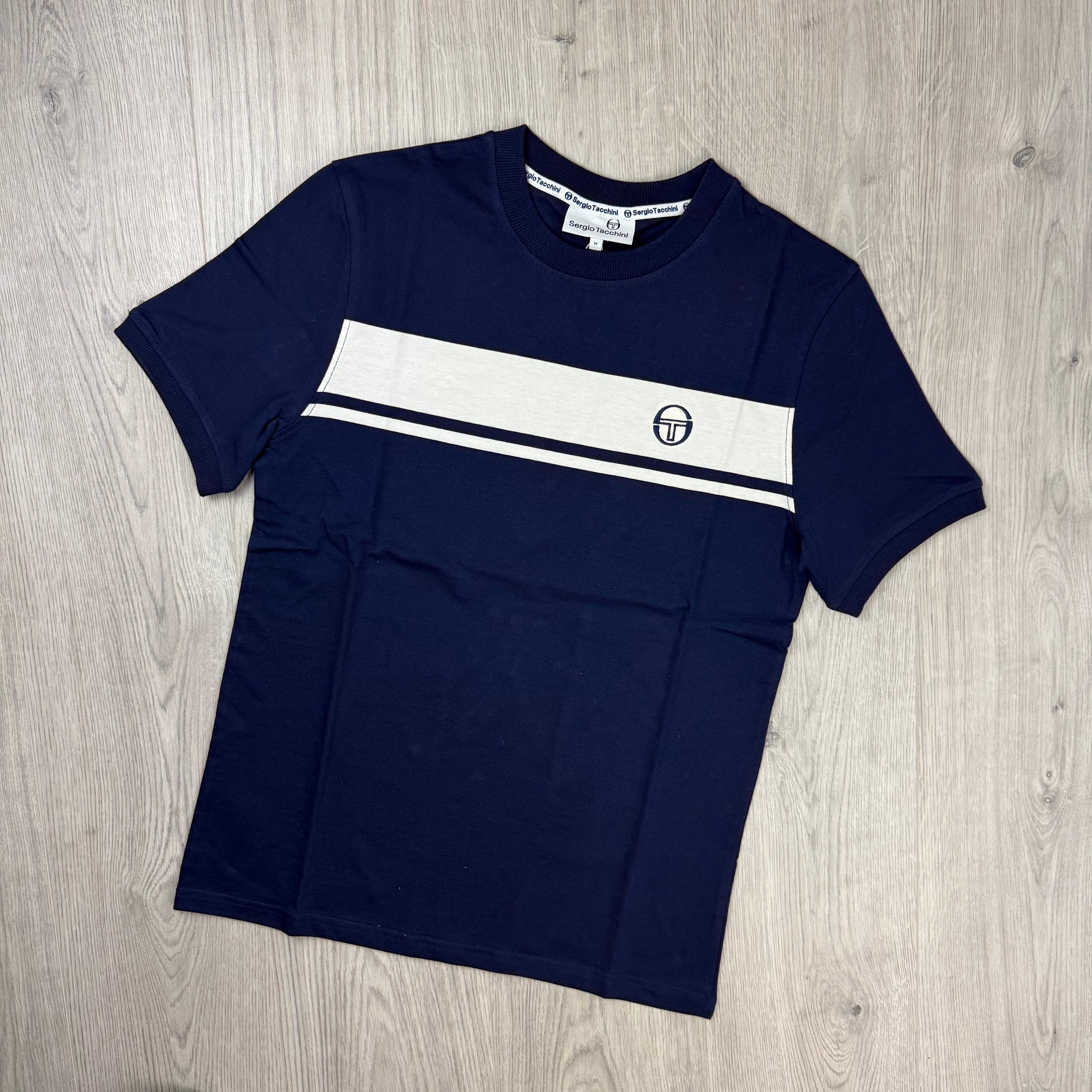 Sergio Tacchini 'Masters' T-Shirt - Maritime Blue