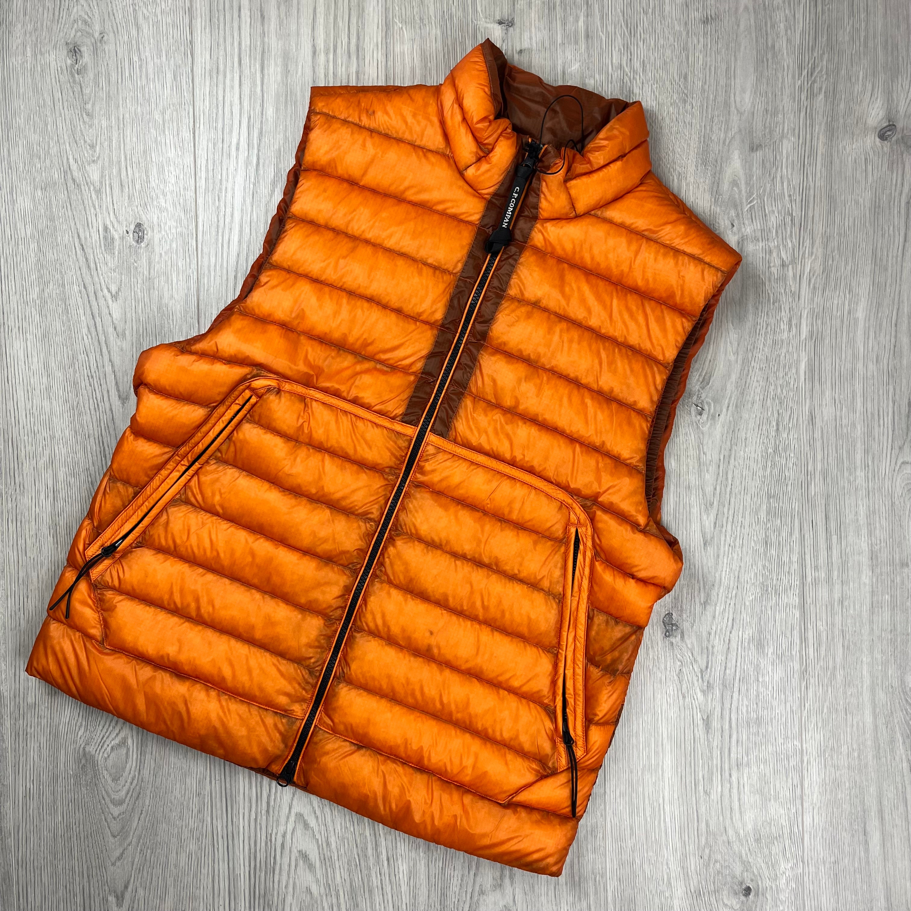 CP Company DD Shell Gilet - Russet Orange