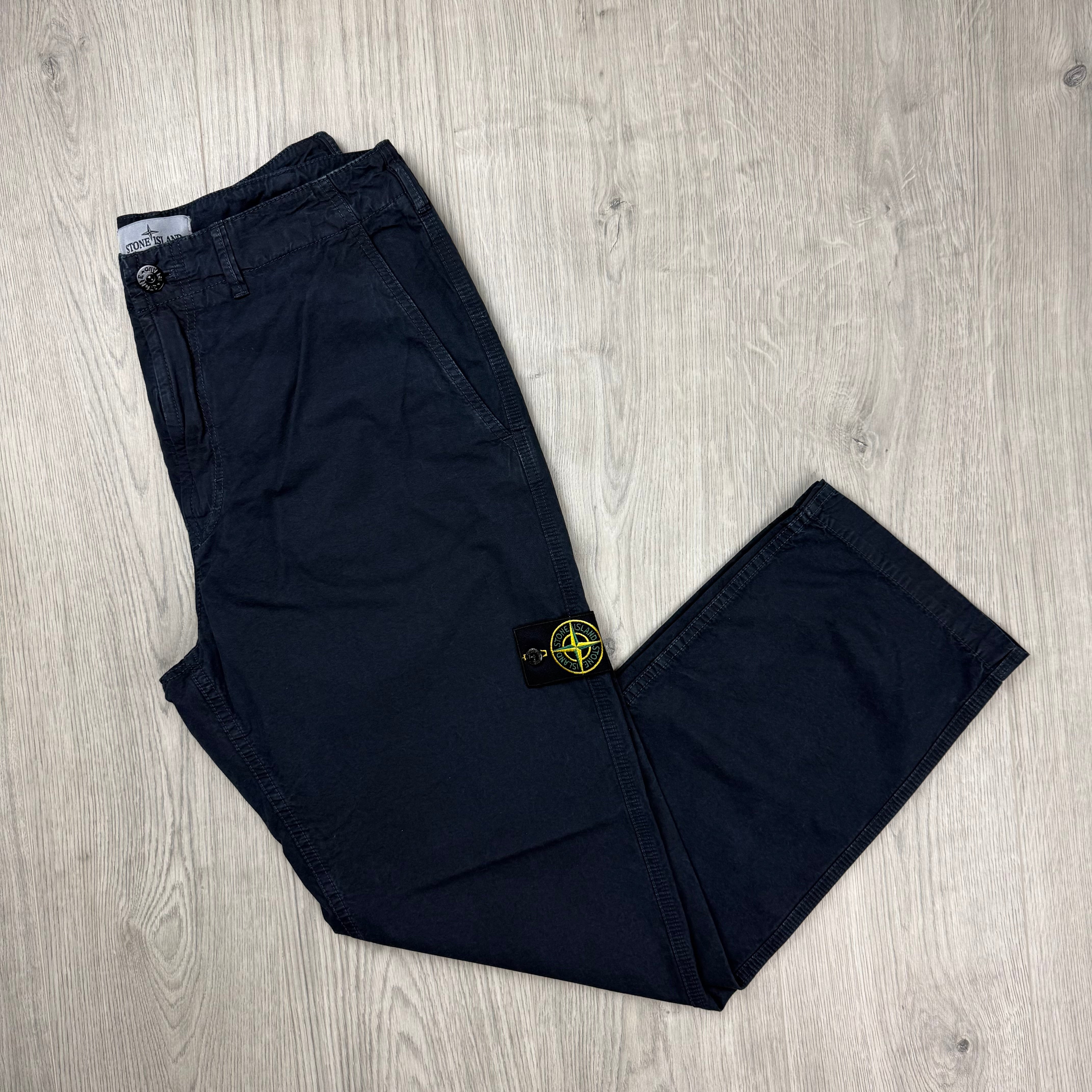 Stone Island Chino Trousers - Navy