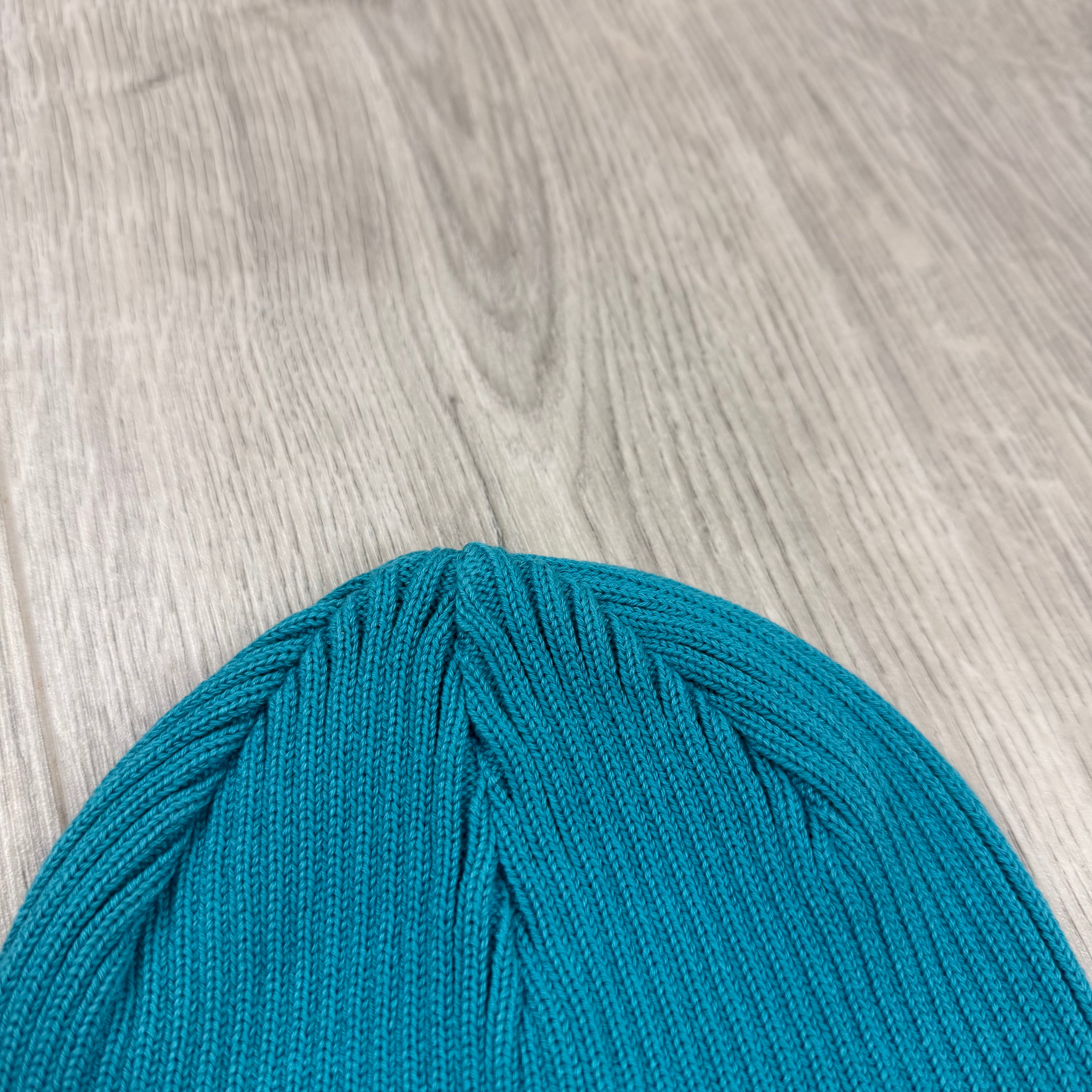 CP Company Goggle Beanie - Tile Blue