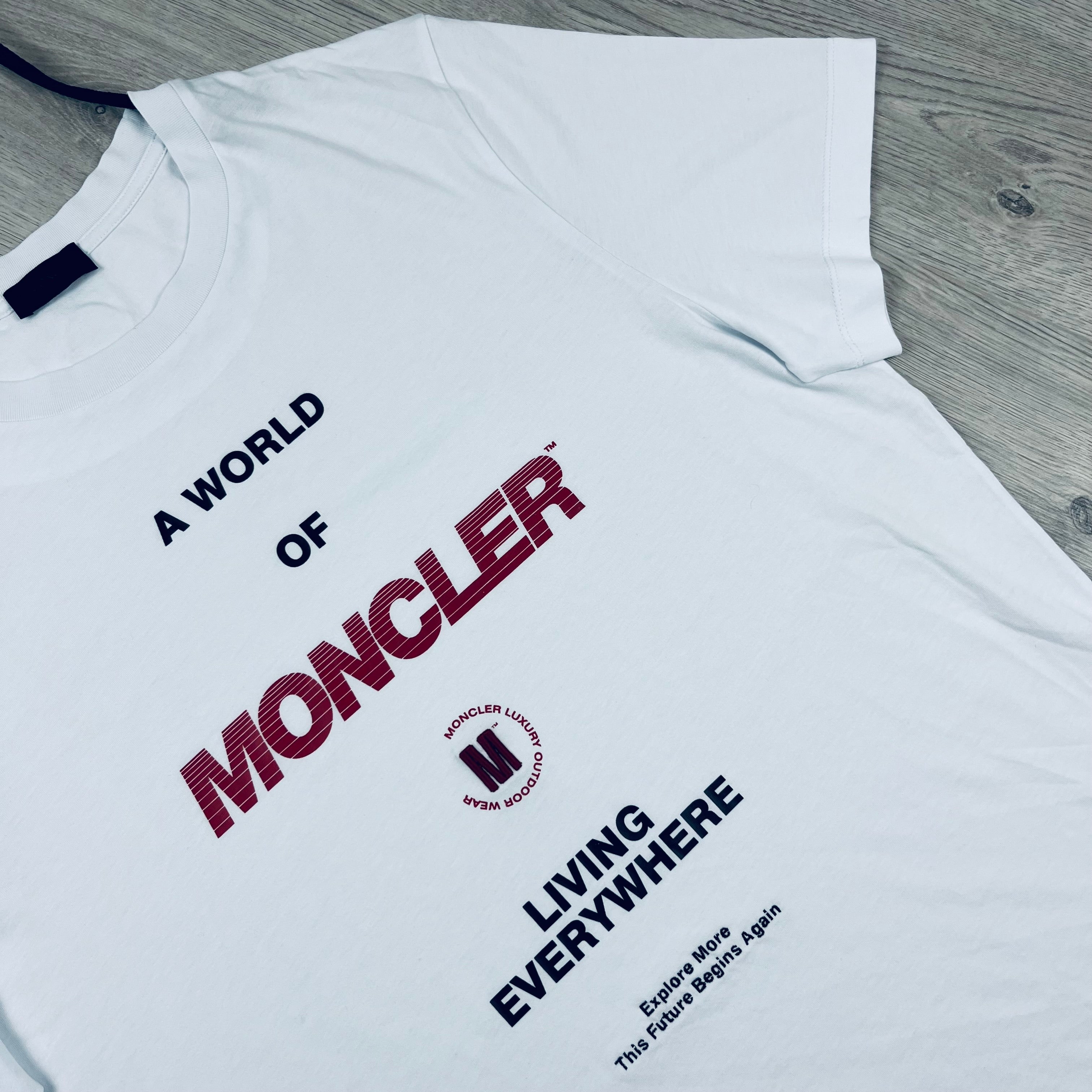 Moncler Printed T-Shirt - White