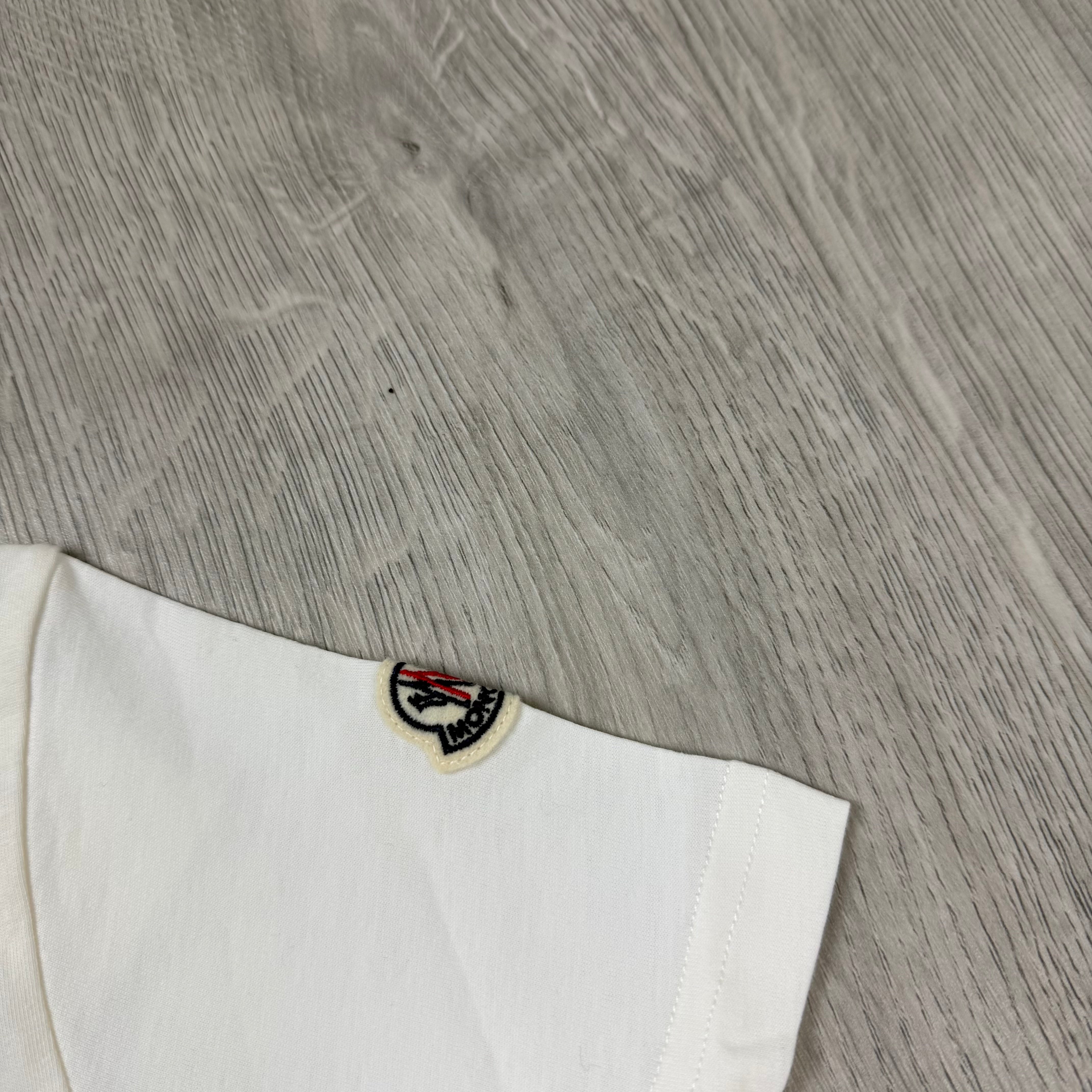 Moncler Junior Scribble T-Shirt - White