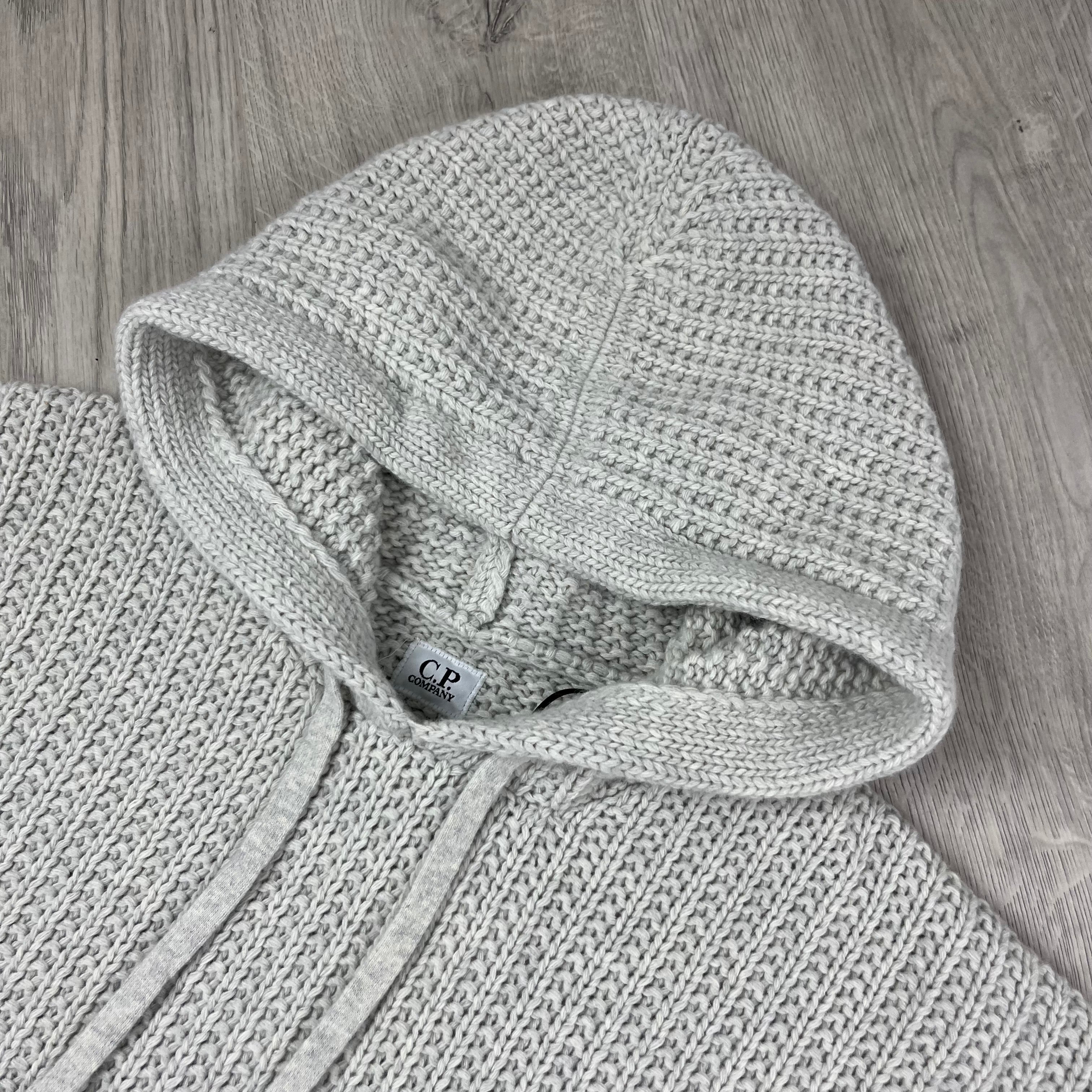 CP Company Knit Hoodie - Grey