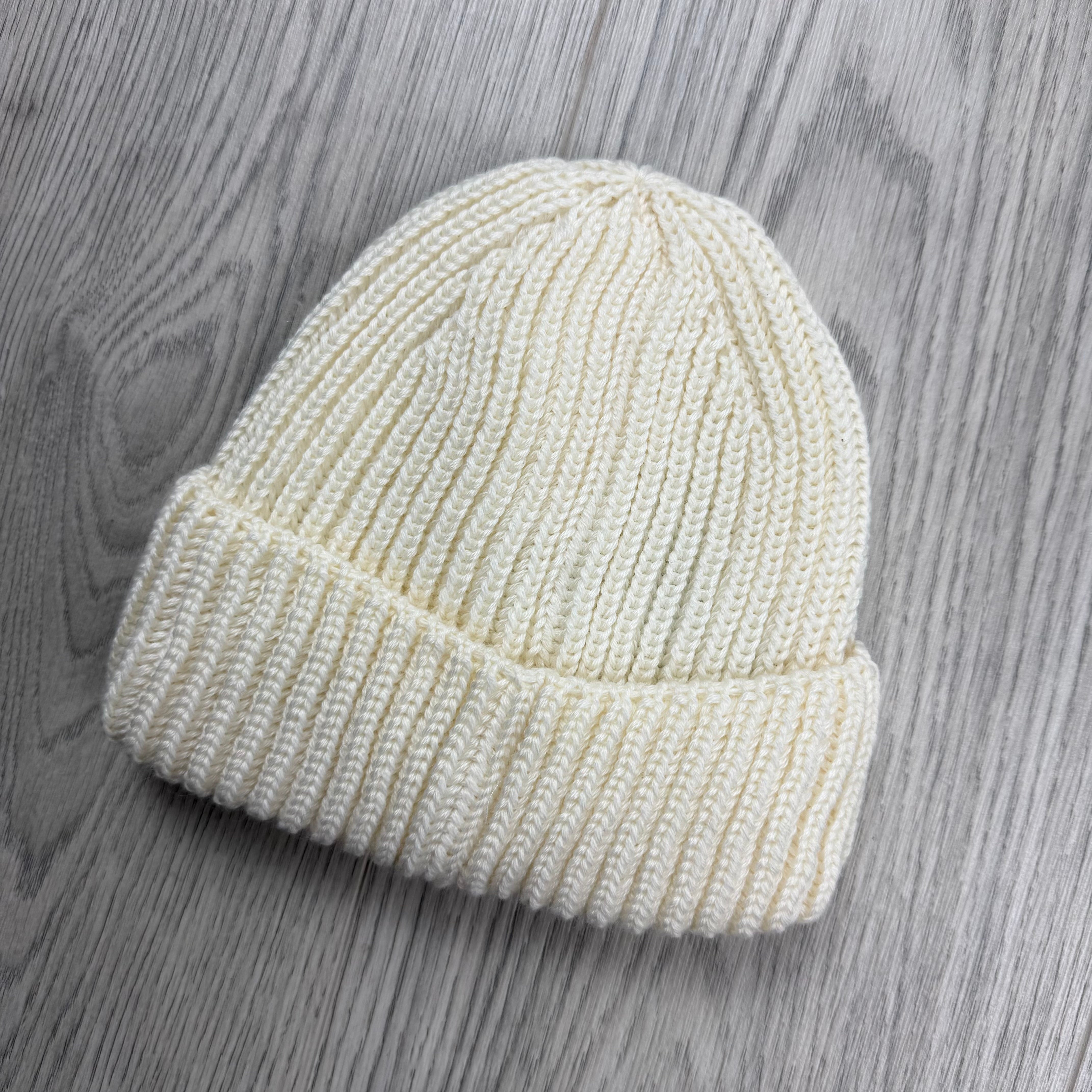 CP Company Junior Goggle Beanie - White