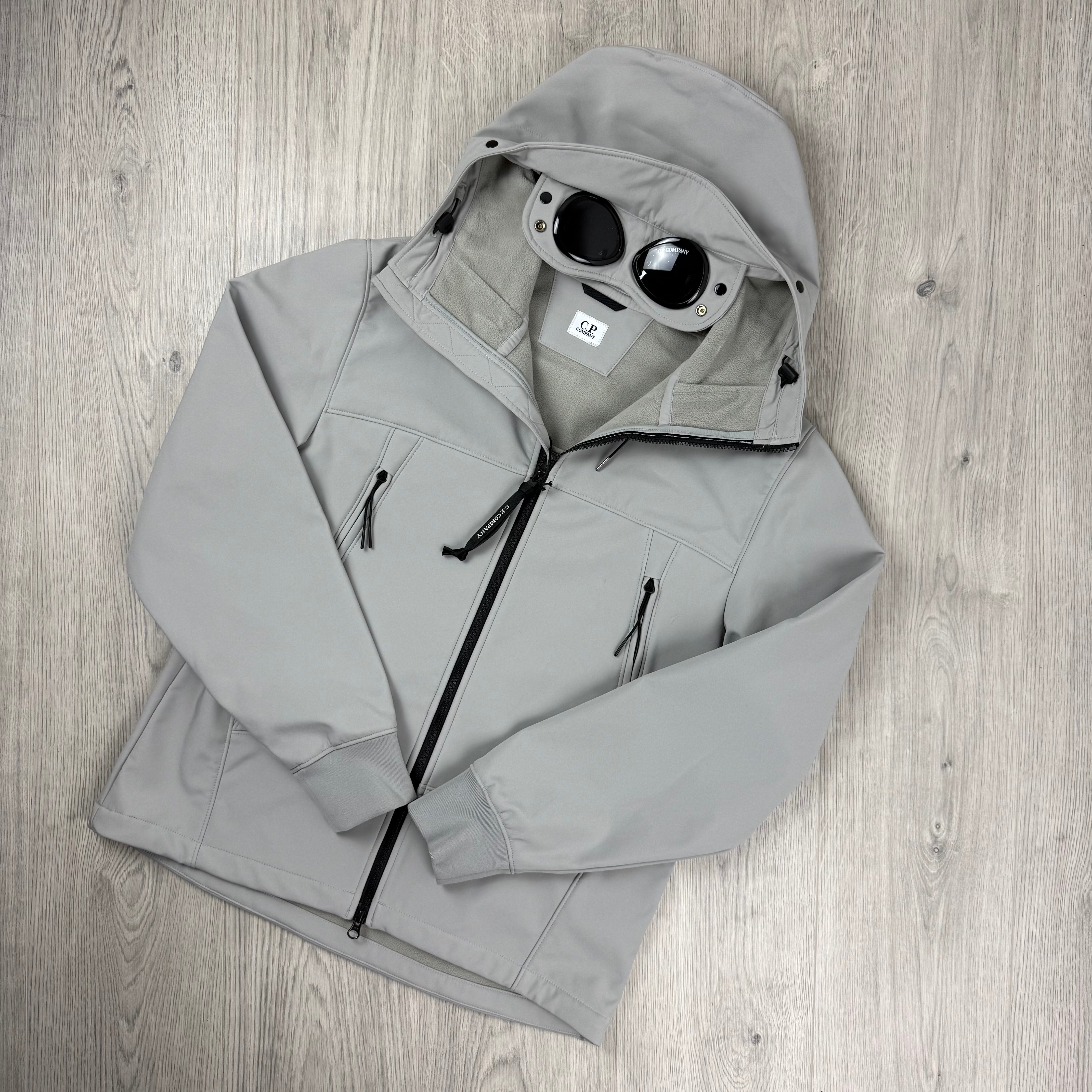 CP Company | Men's Shell Goggle Jacket | London Fog | Outlet Sale