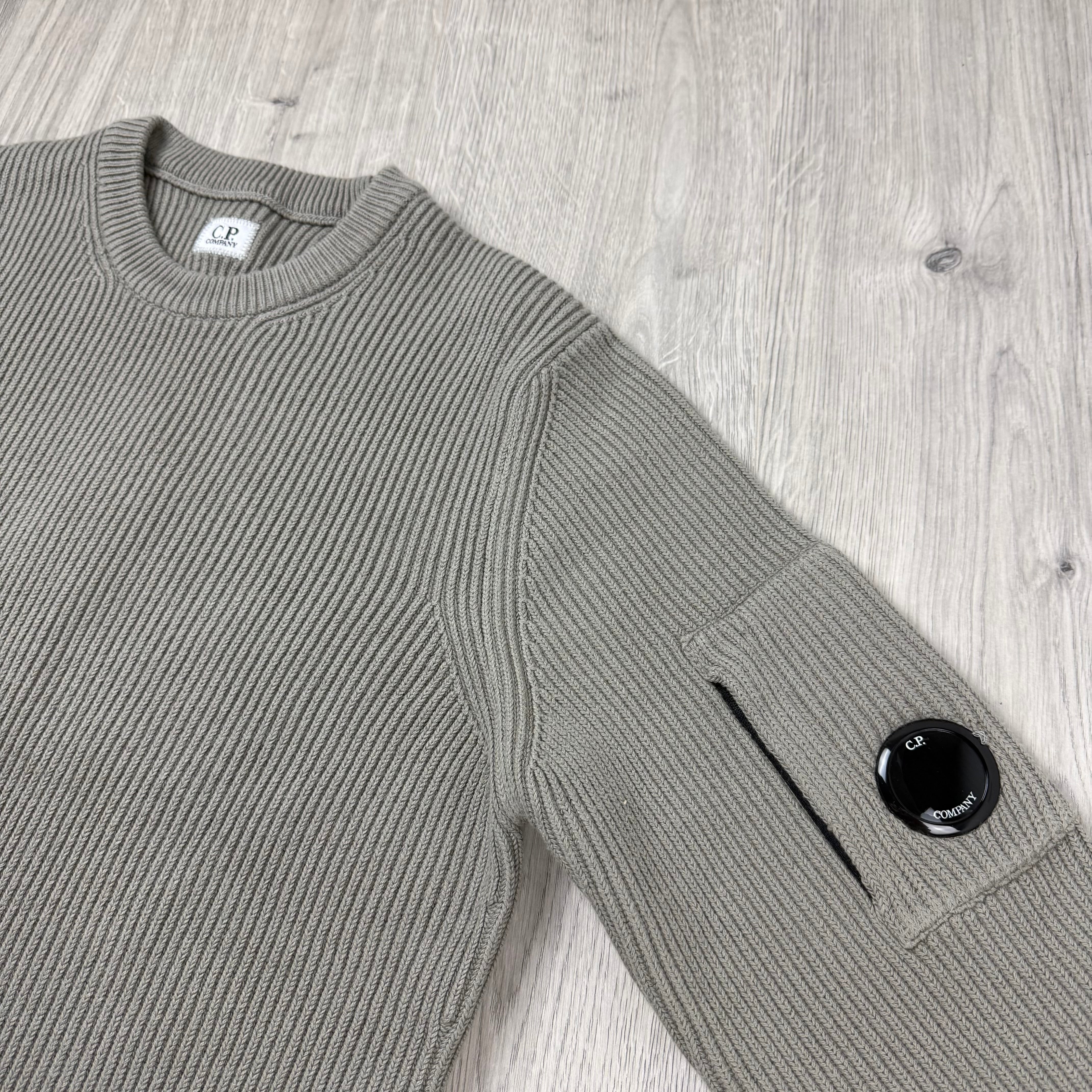 CP Company Knit Sweatshirt - Vintage Khaki