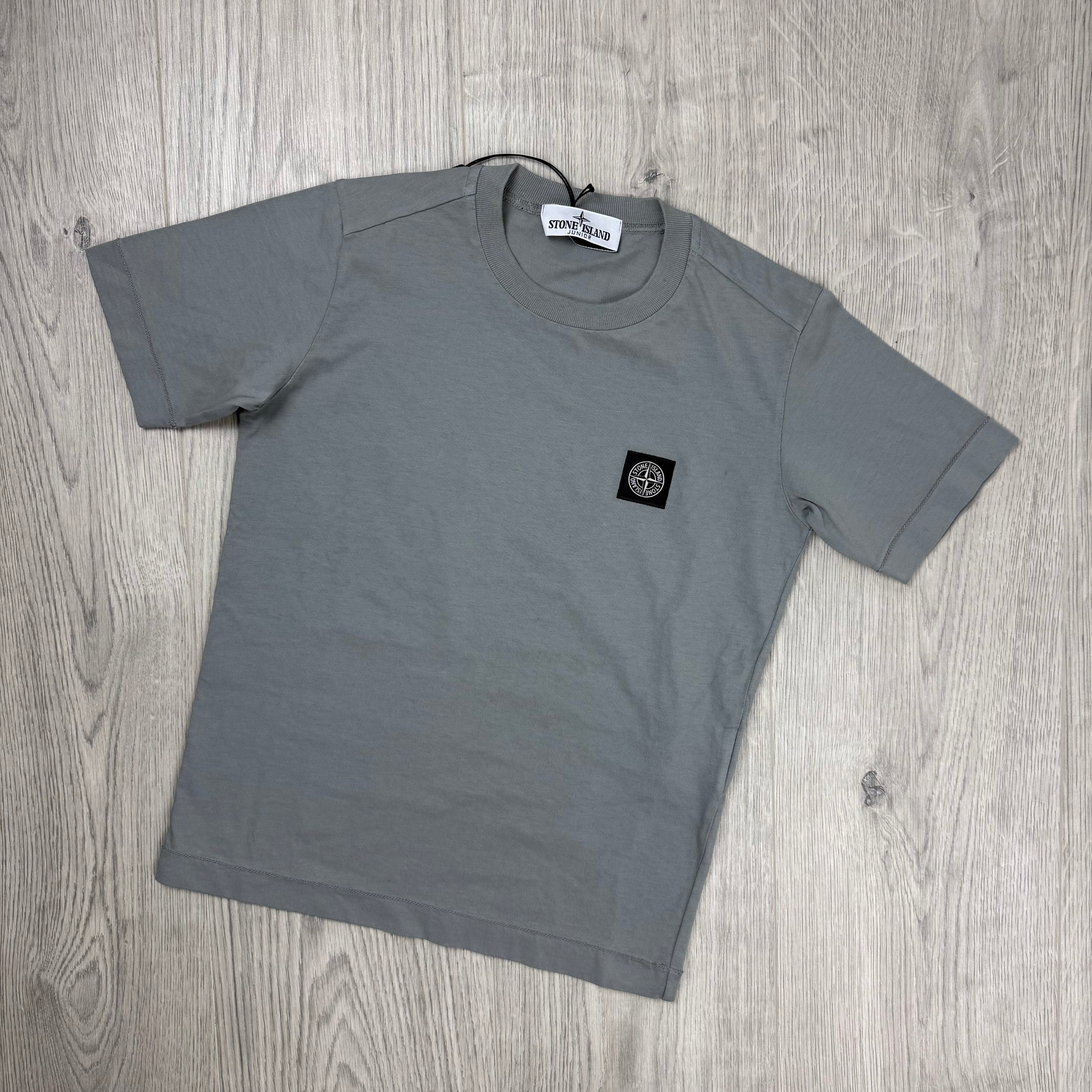 Stone Island Junior Patch T-Shirt - Dust Grey