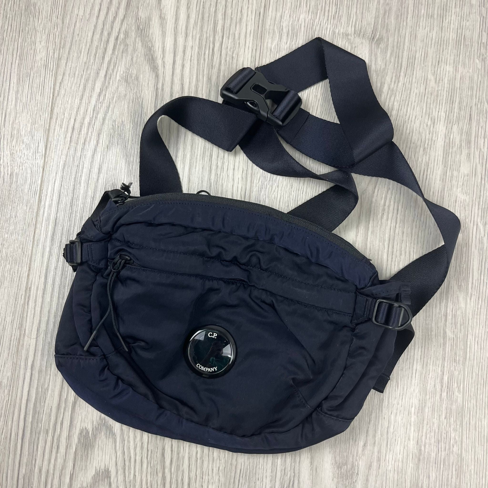 CP Company | Men's Zip Chrome Bag | Total Eclipse | Outlet Sale