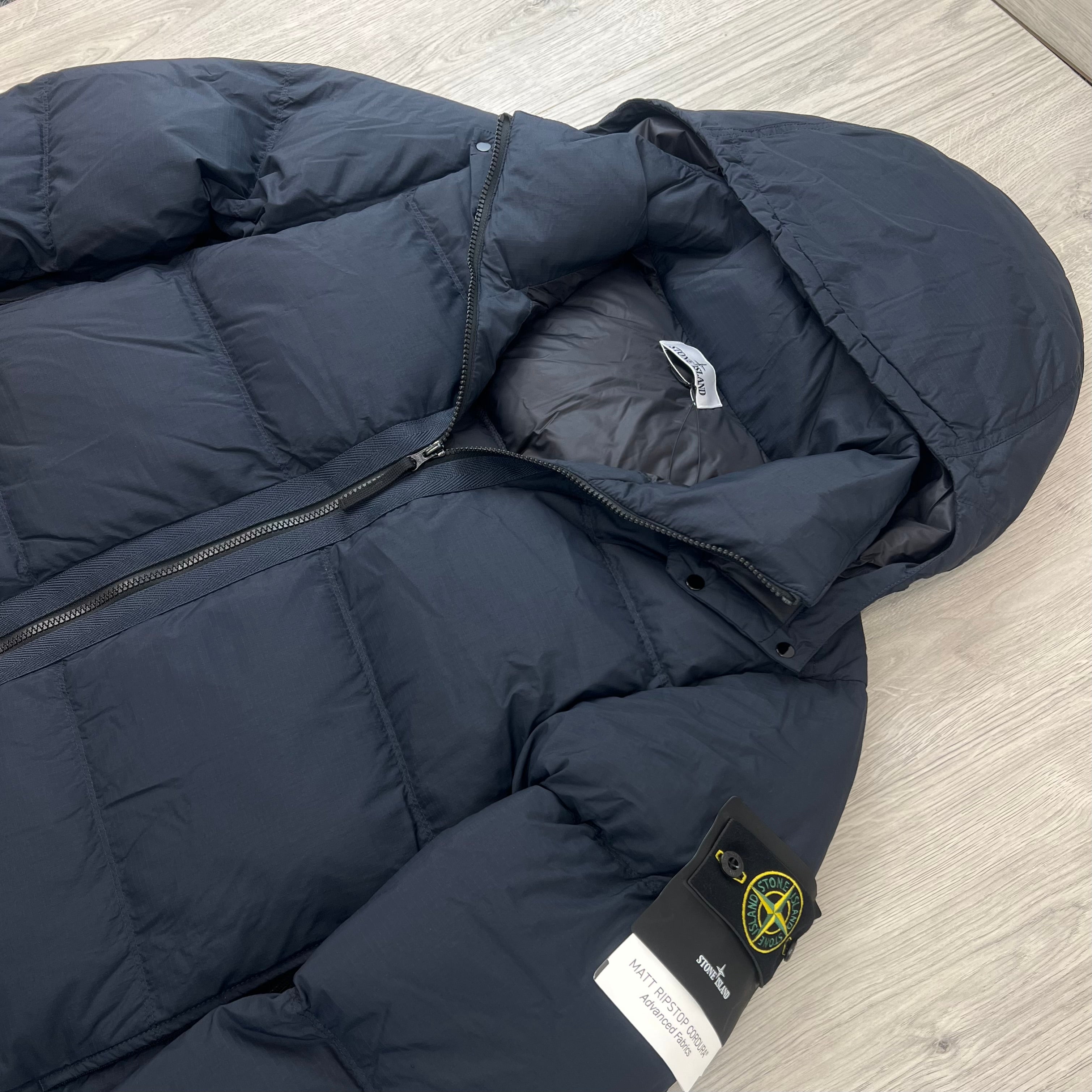Stone Island | Men's Ripstop Jacket | Navy