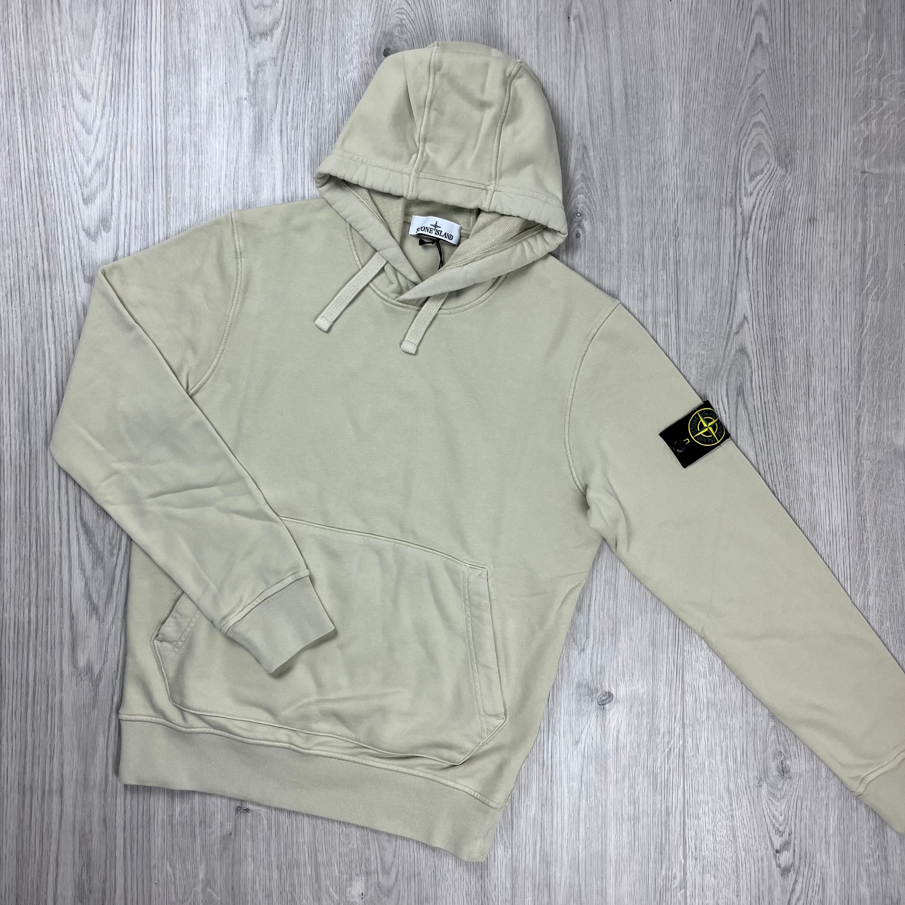 Stone Island Dyed Hoodie - Plaster