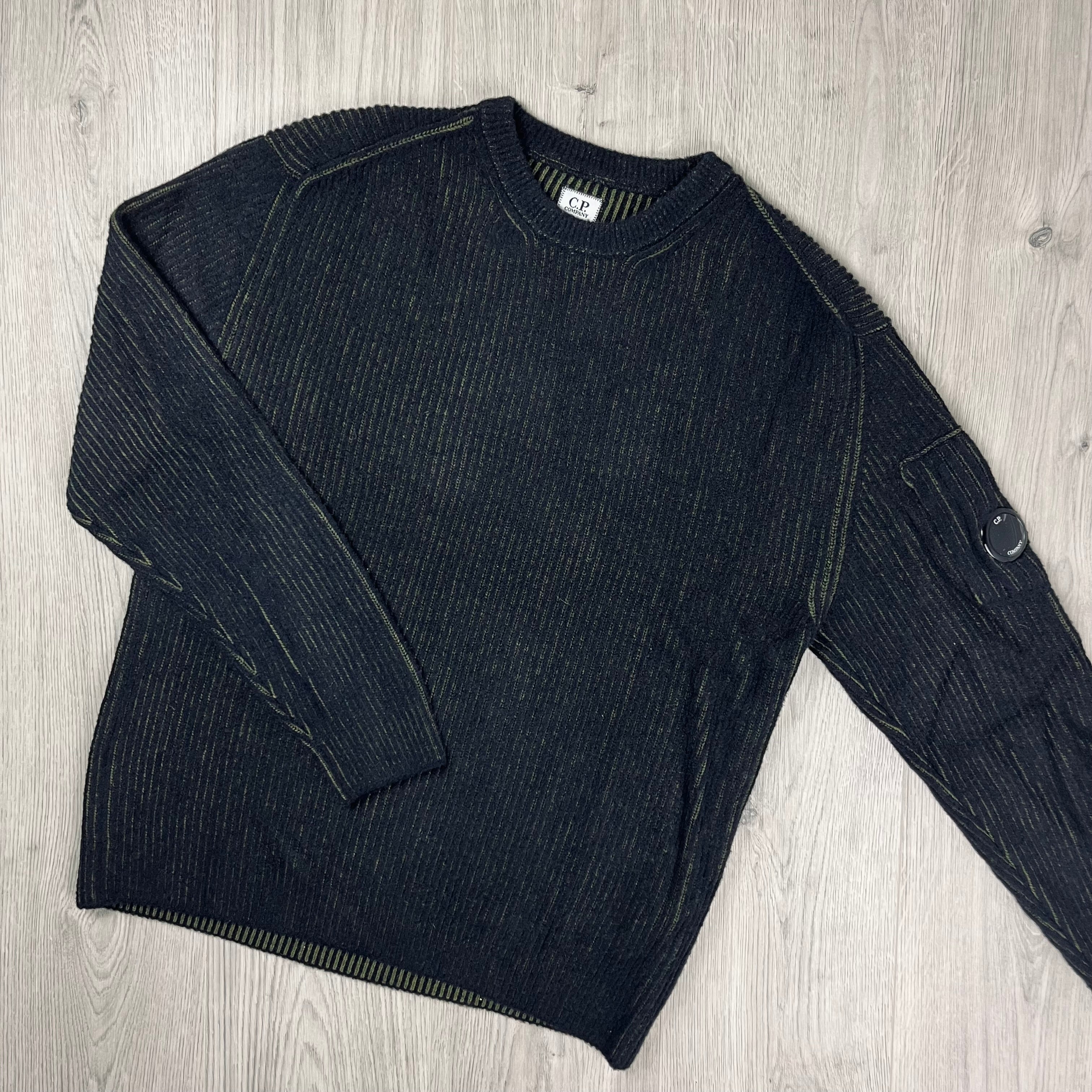 CP Company Knit Sweatshirt - Black