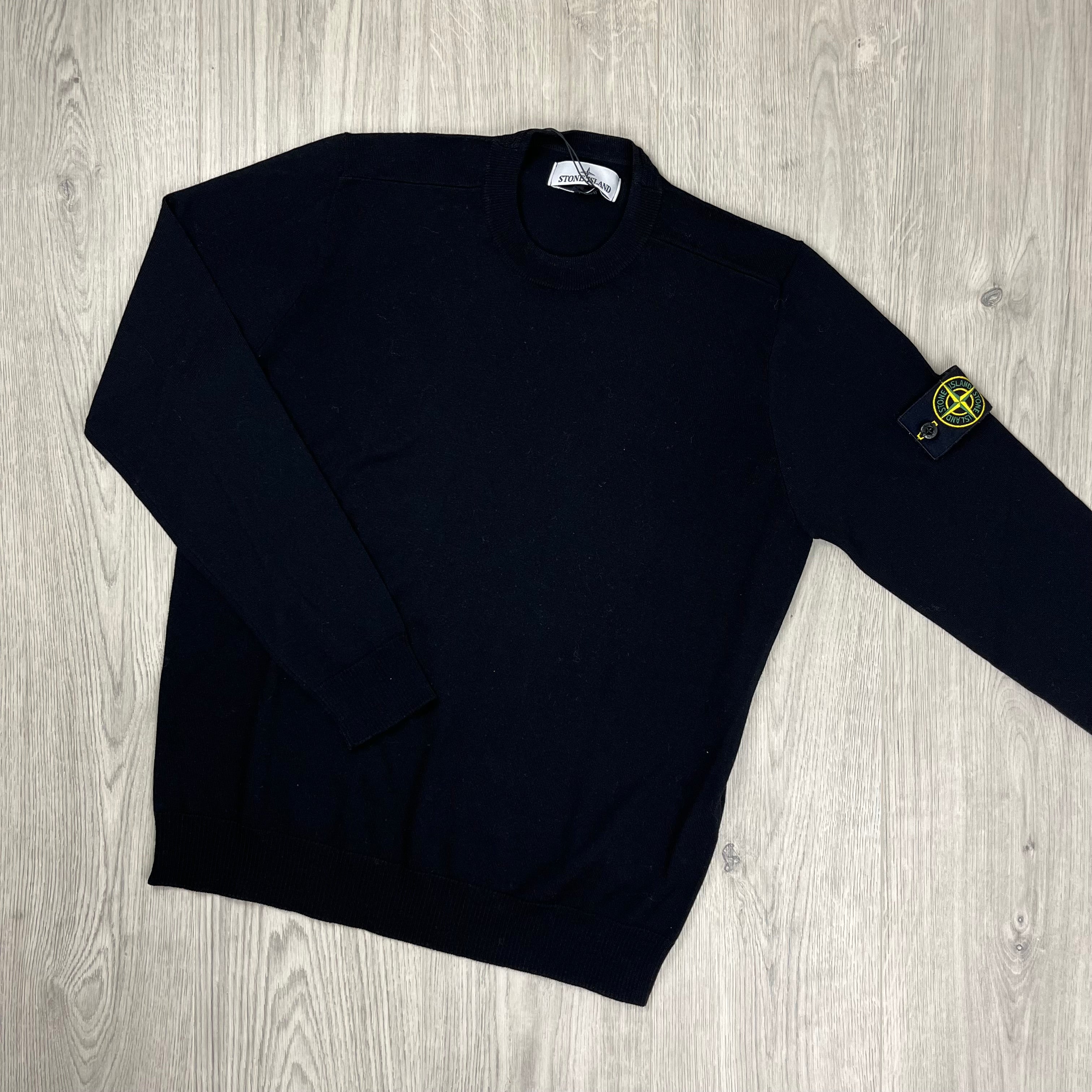 Stone Island Knit Sweatshirt - Black