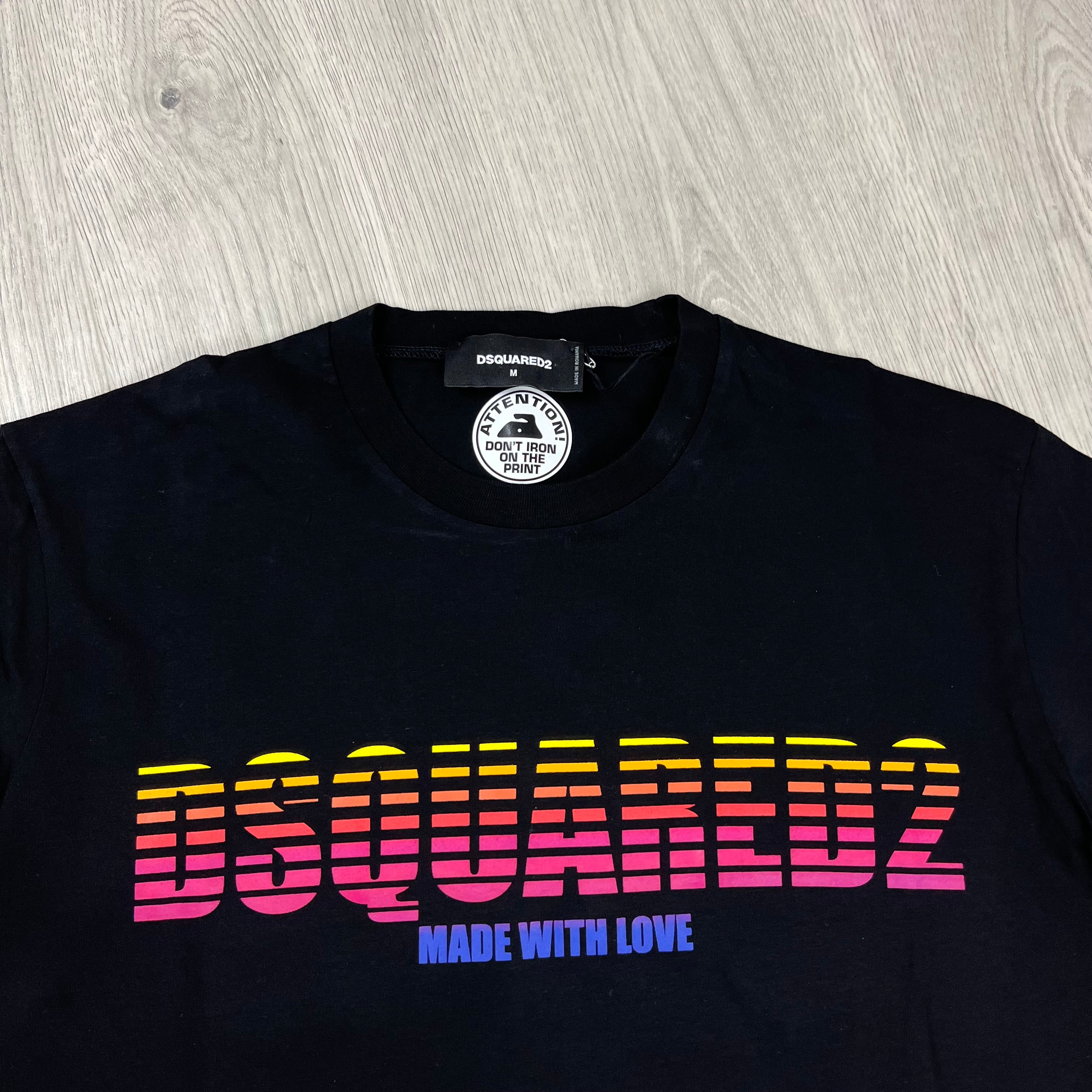 DSQUARED2 Printed T-Shirt - Black