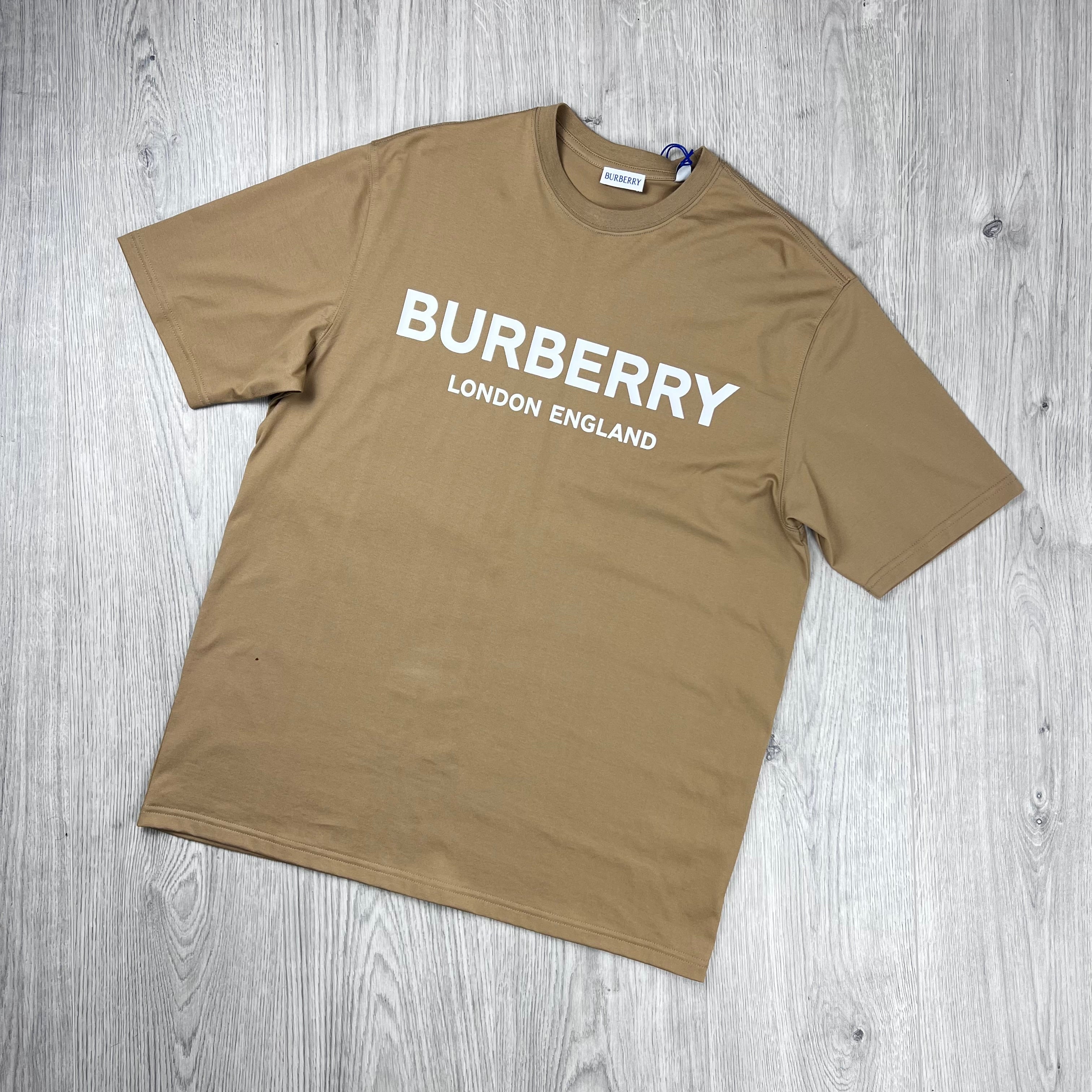 Burberry | Men's 'Ellison' Printed T-Shirt | Archive Beige