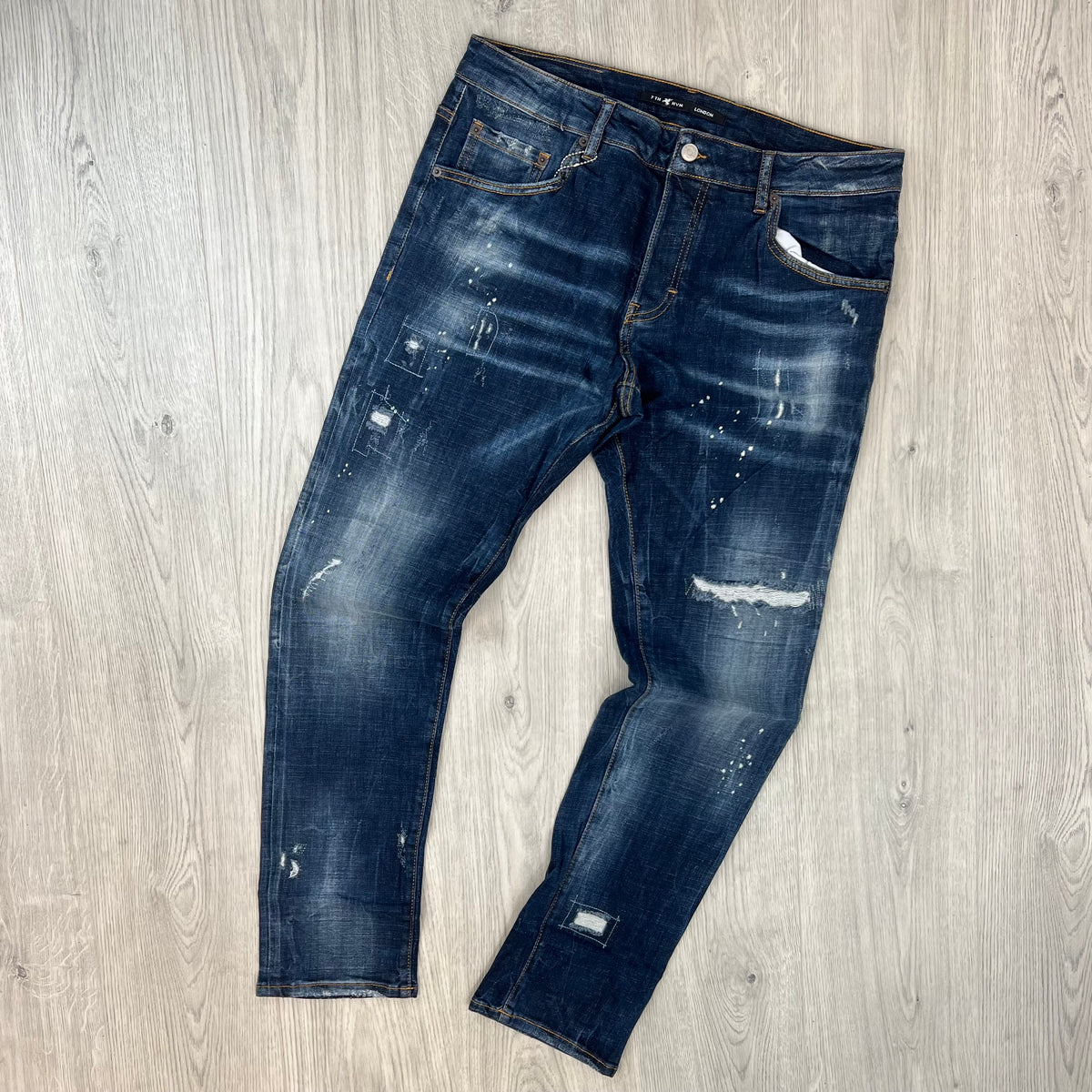 7TH HVN Slim Jeans - Blue