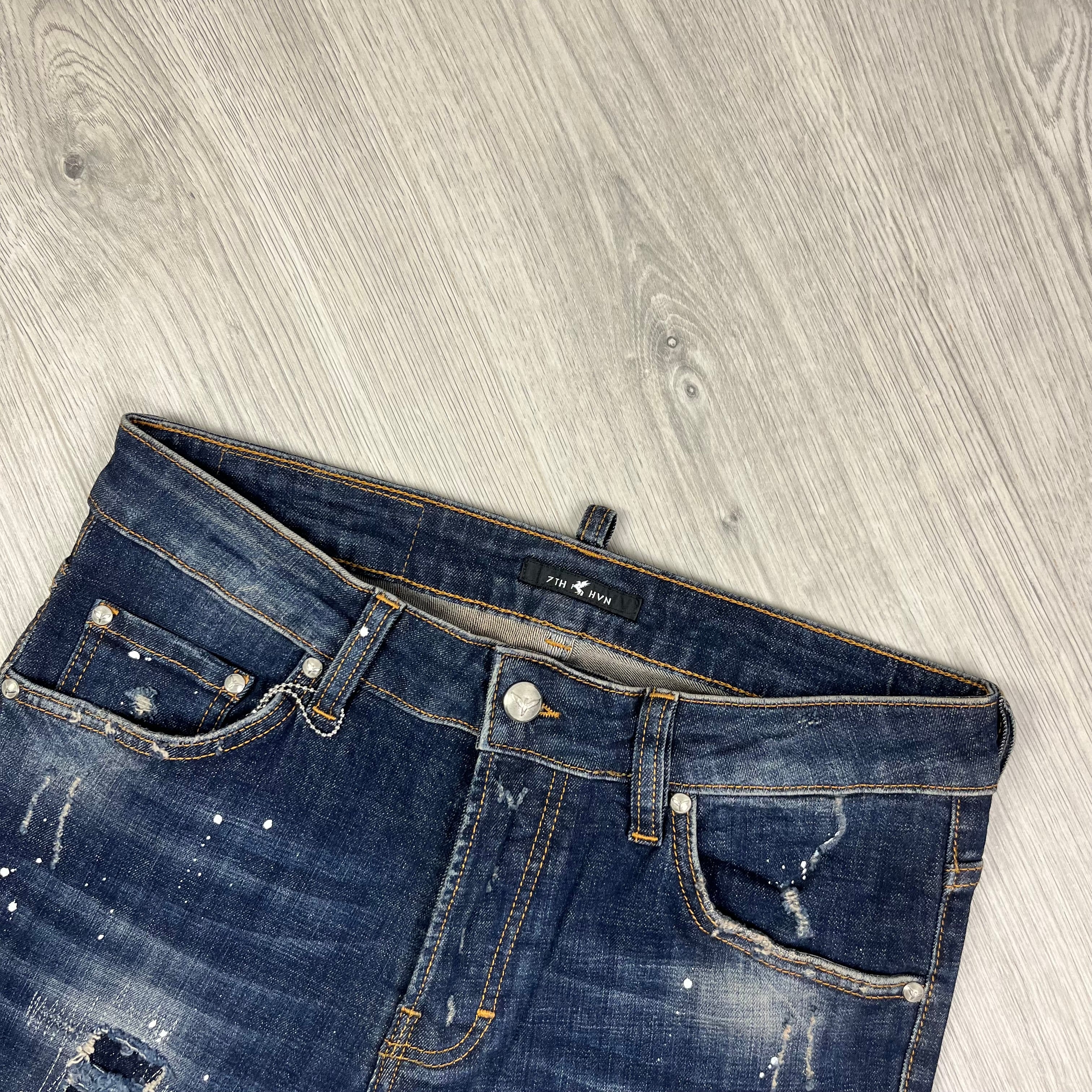 7TH HVN Slim Jeans - Blue