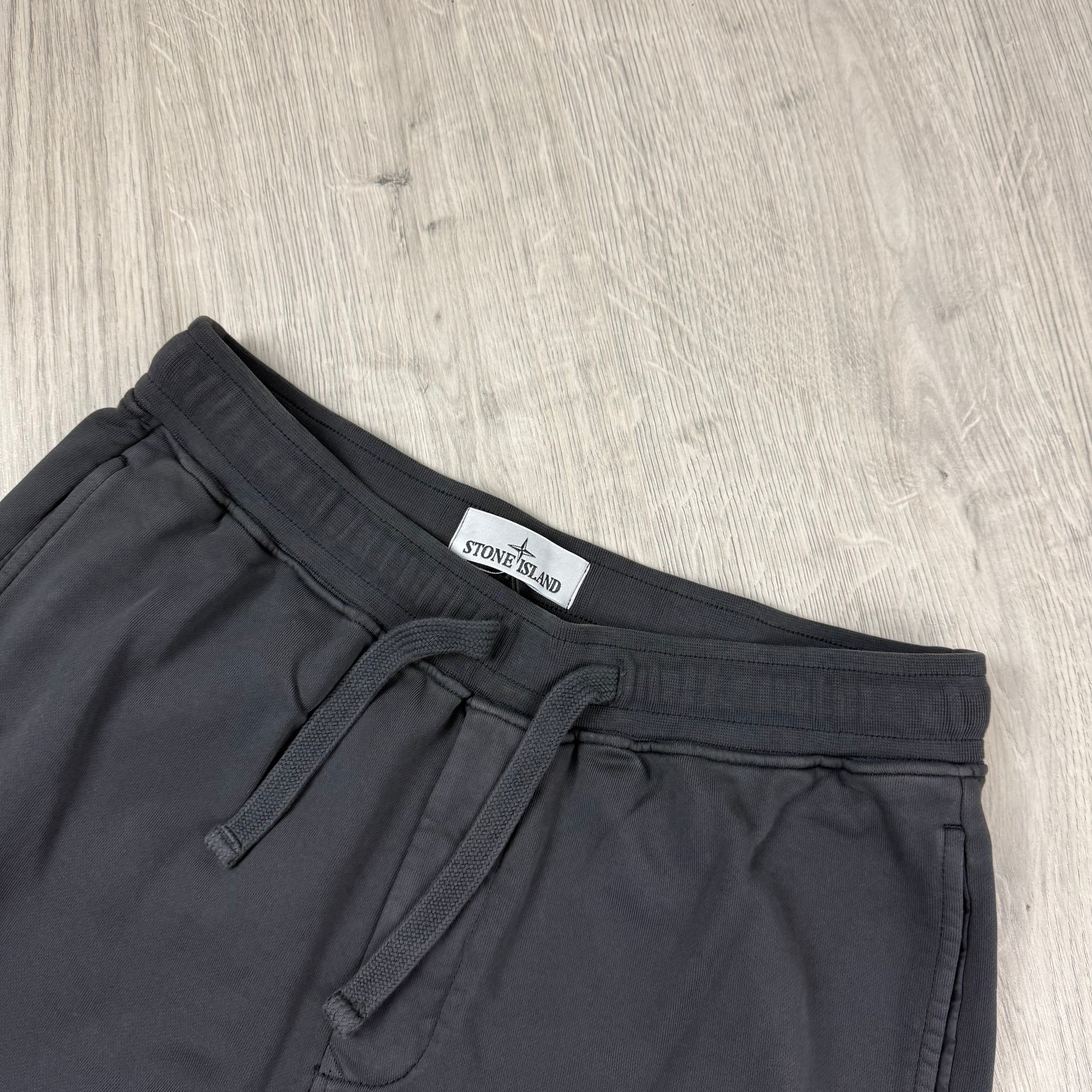 Stone Island Dyed Sweatpants - Charcoal