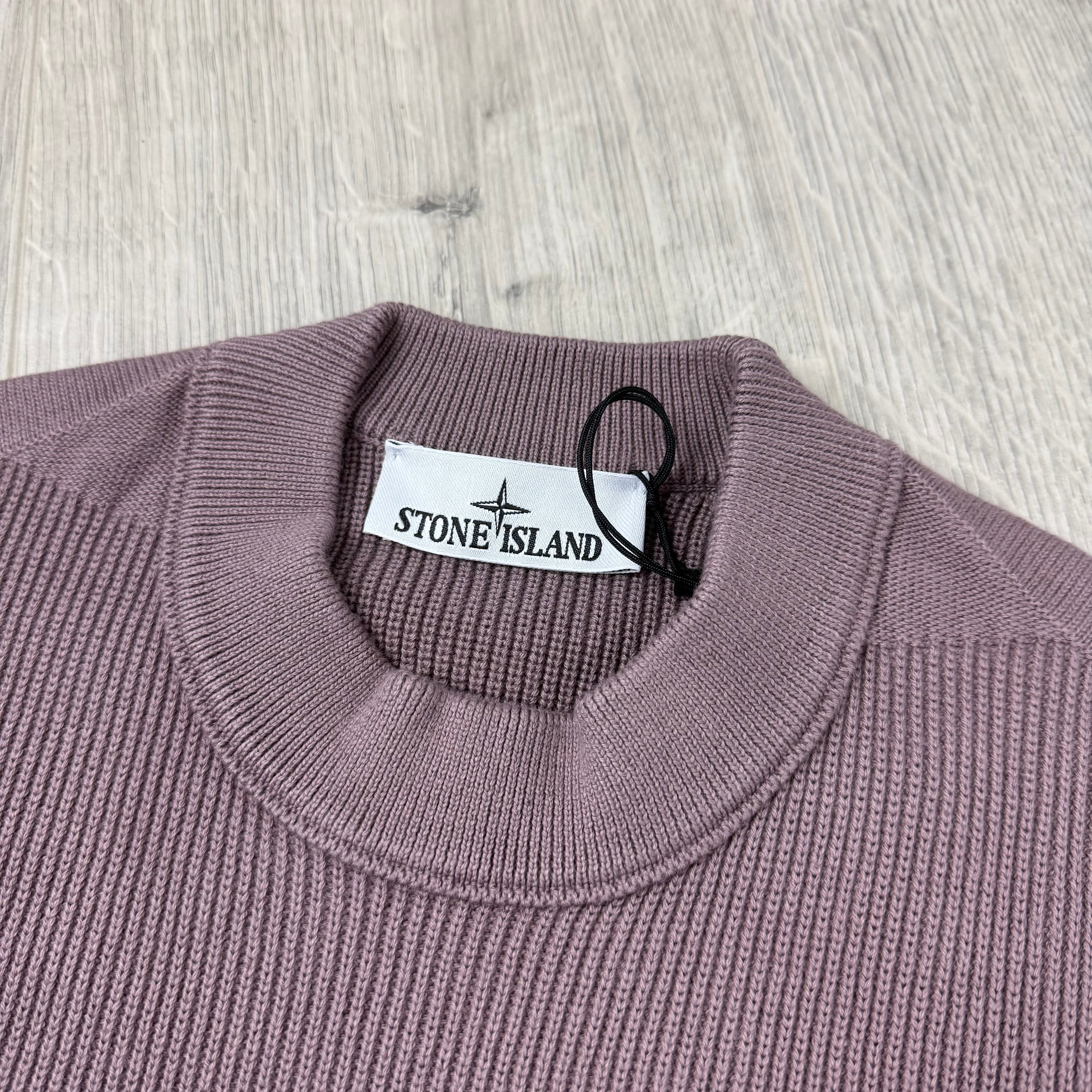 Stone Island Knit Sweatshirt - Purple Grey