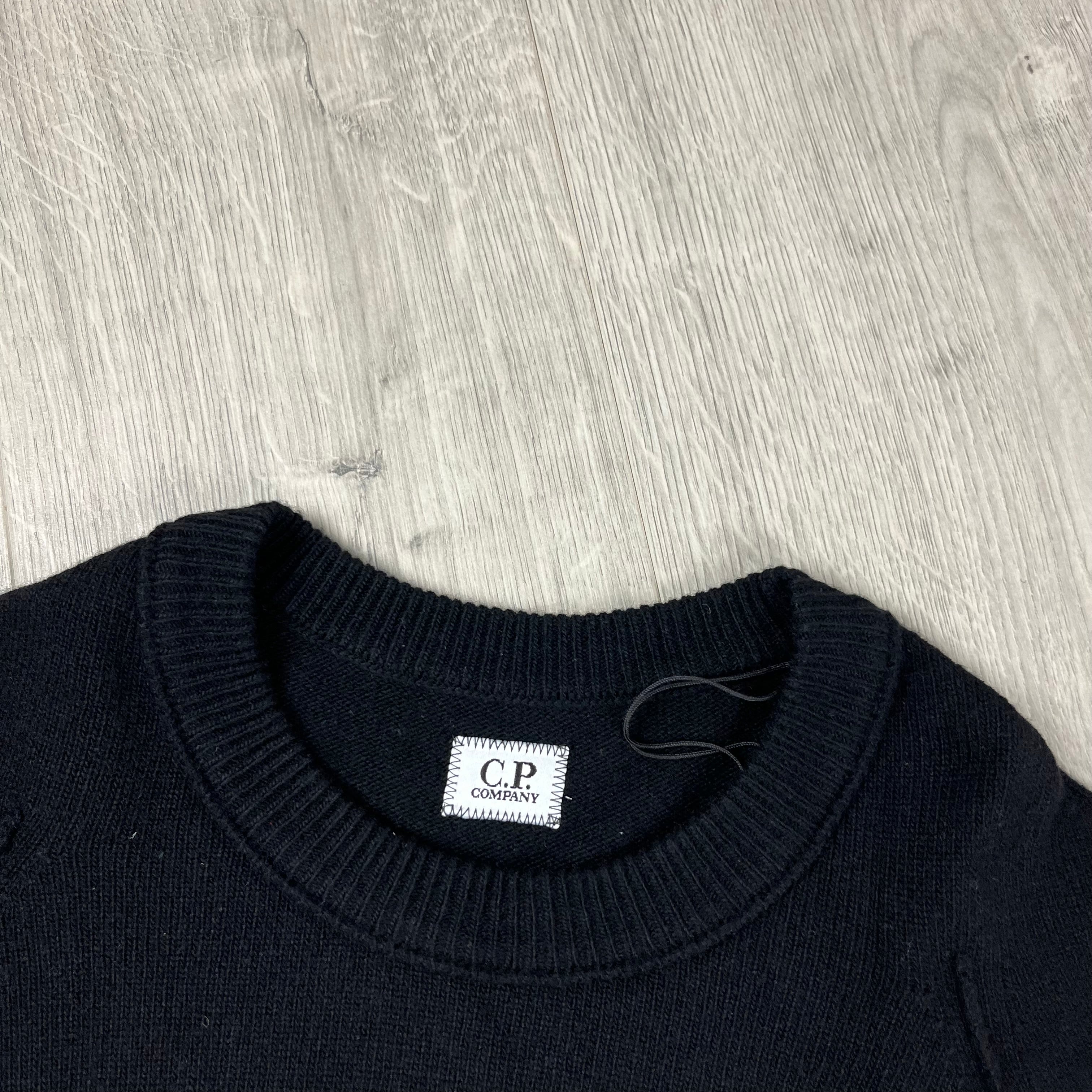 CP Company Knit Sweatshirt - Black