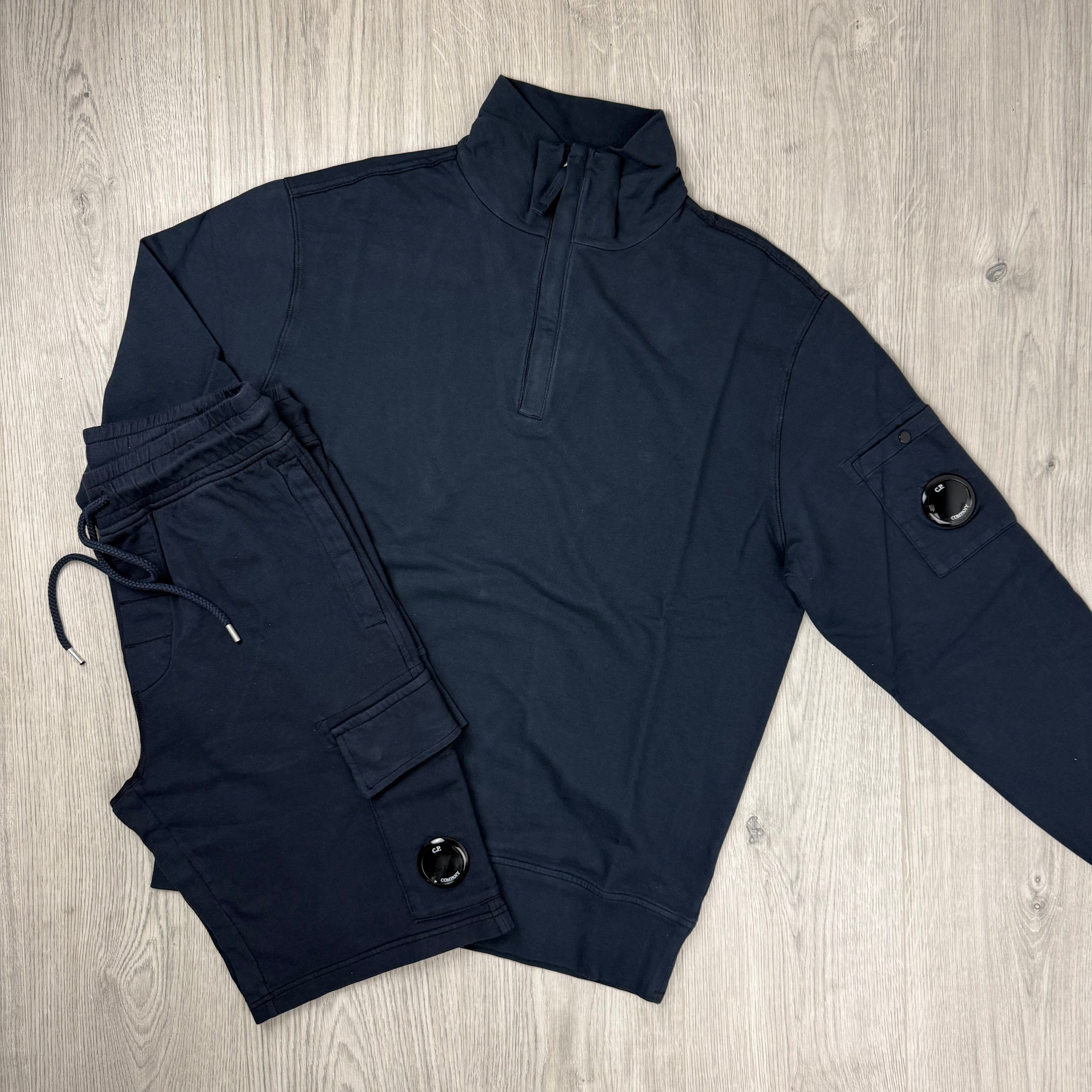 CP Company Light Fleece Tracksuit - Navy