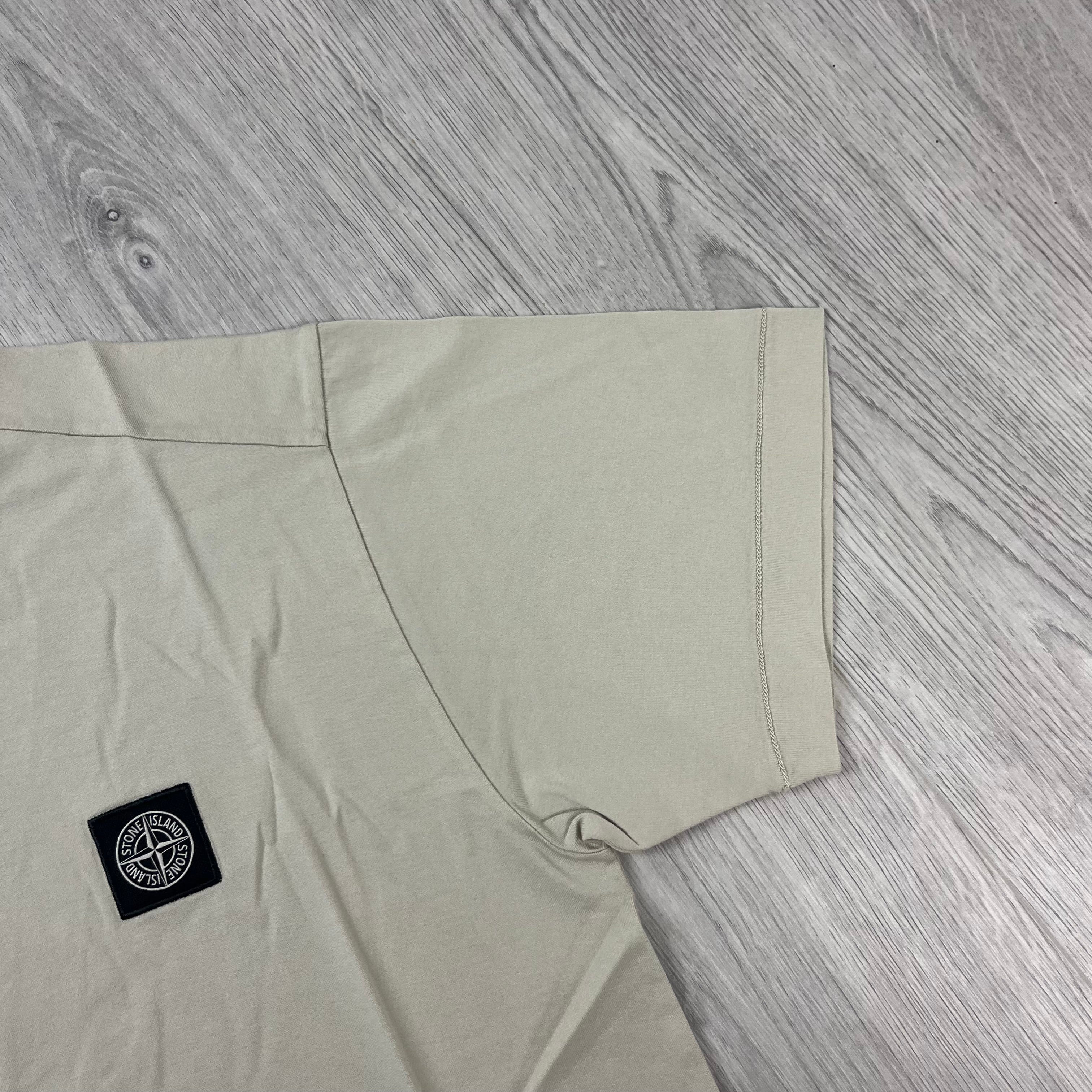 Stone Island Patch T-Shirt - Plaster