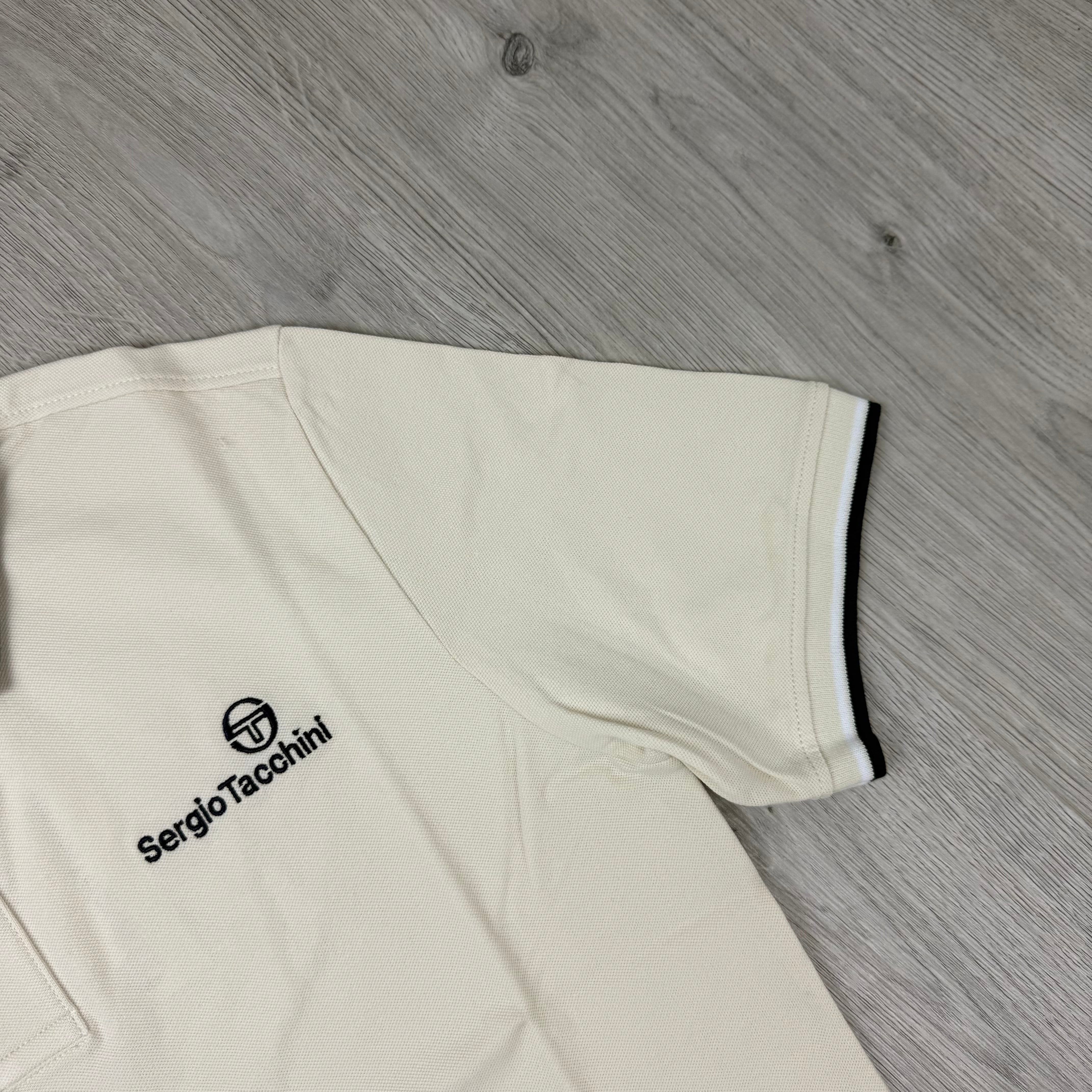 Sergio Tacchini 'Reed Co' Polo Shirt - Pearled Ivory