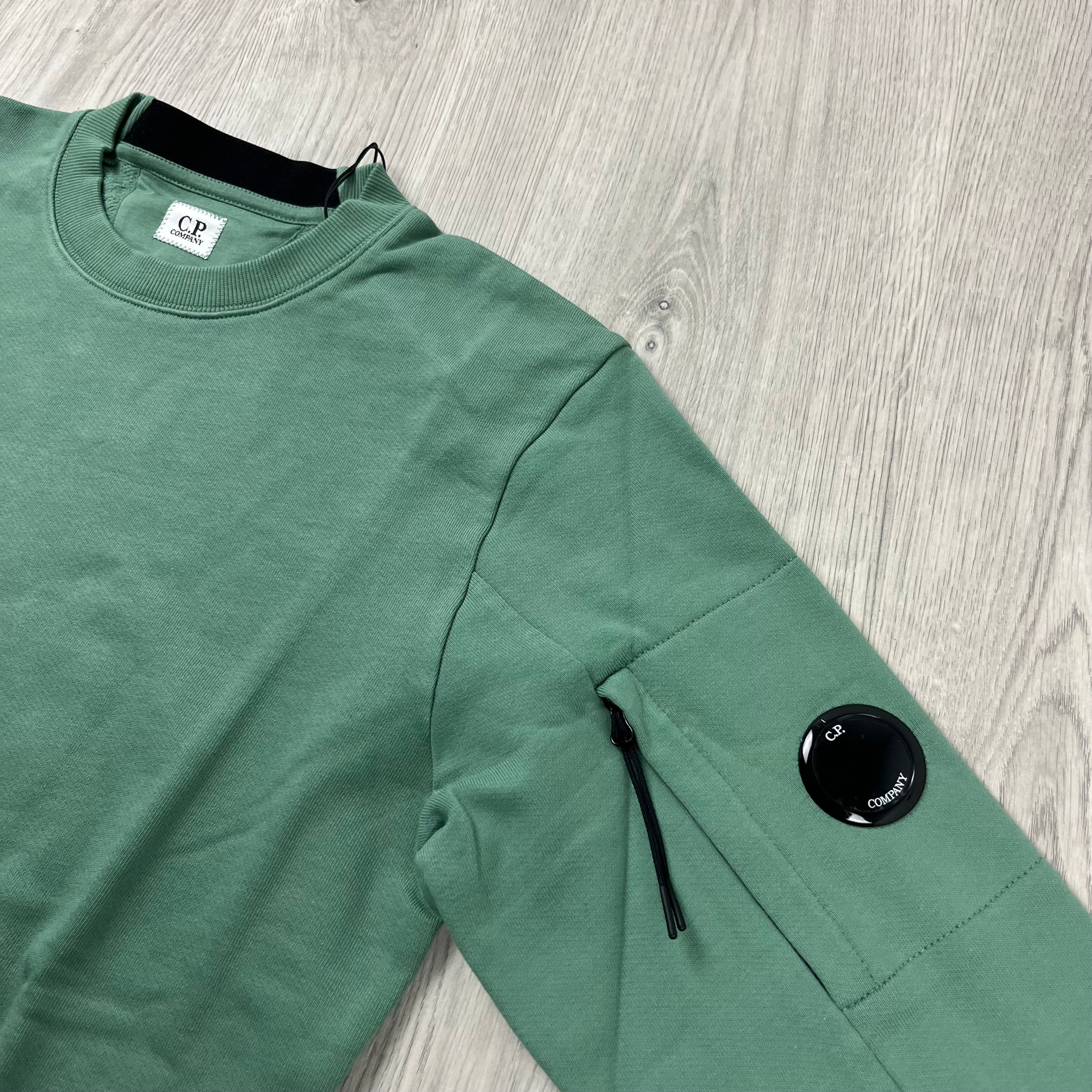 CP Company Raised Fleece Sweatshirt - Green Bay