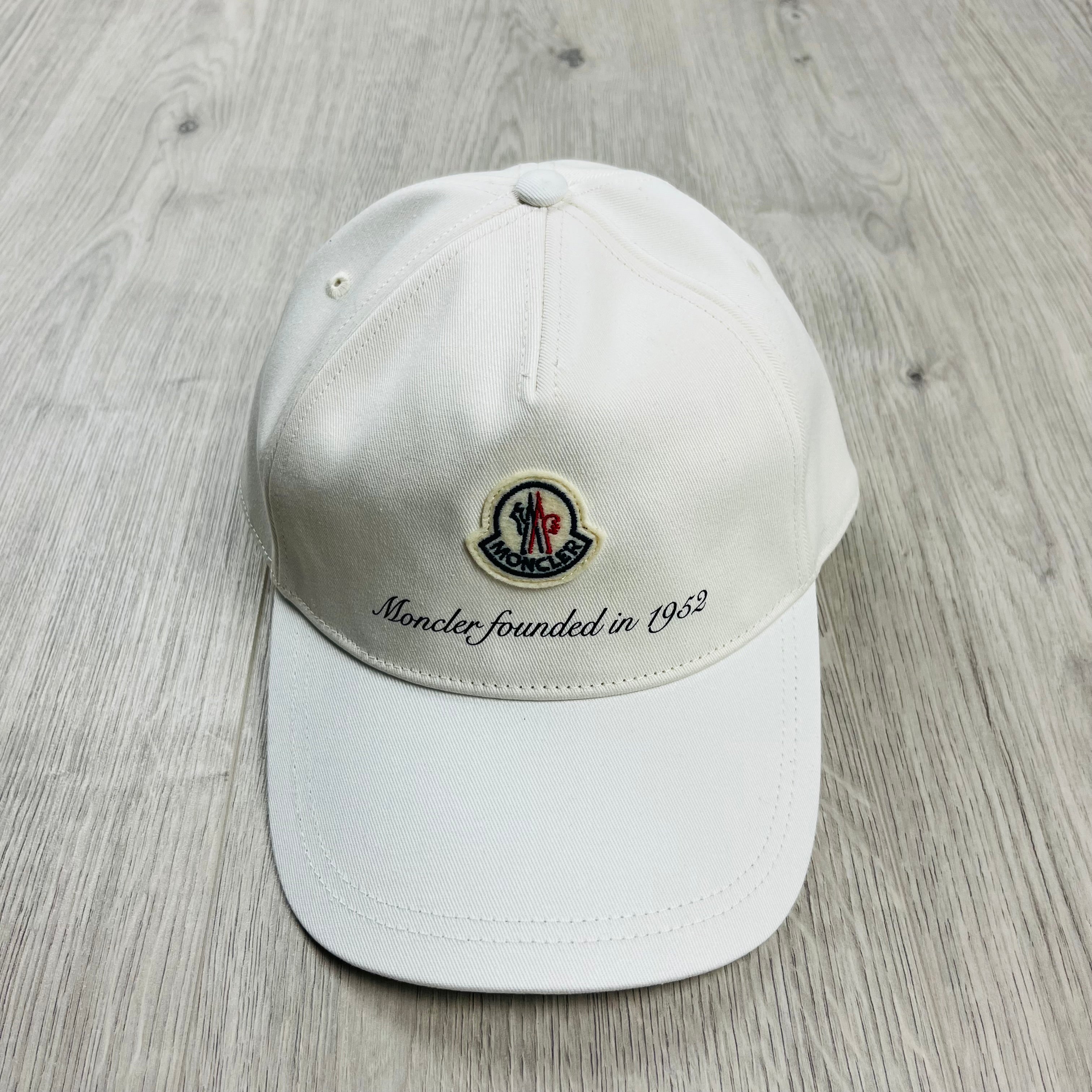 Moncler Baseball Cap - White